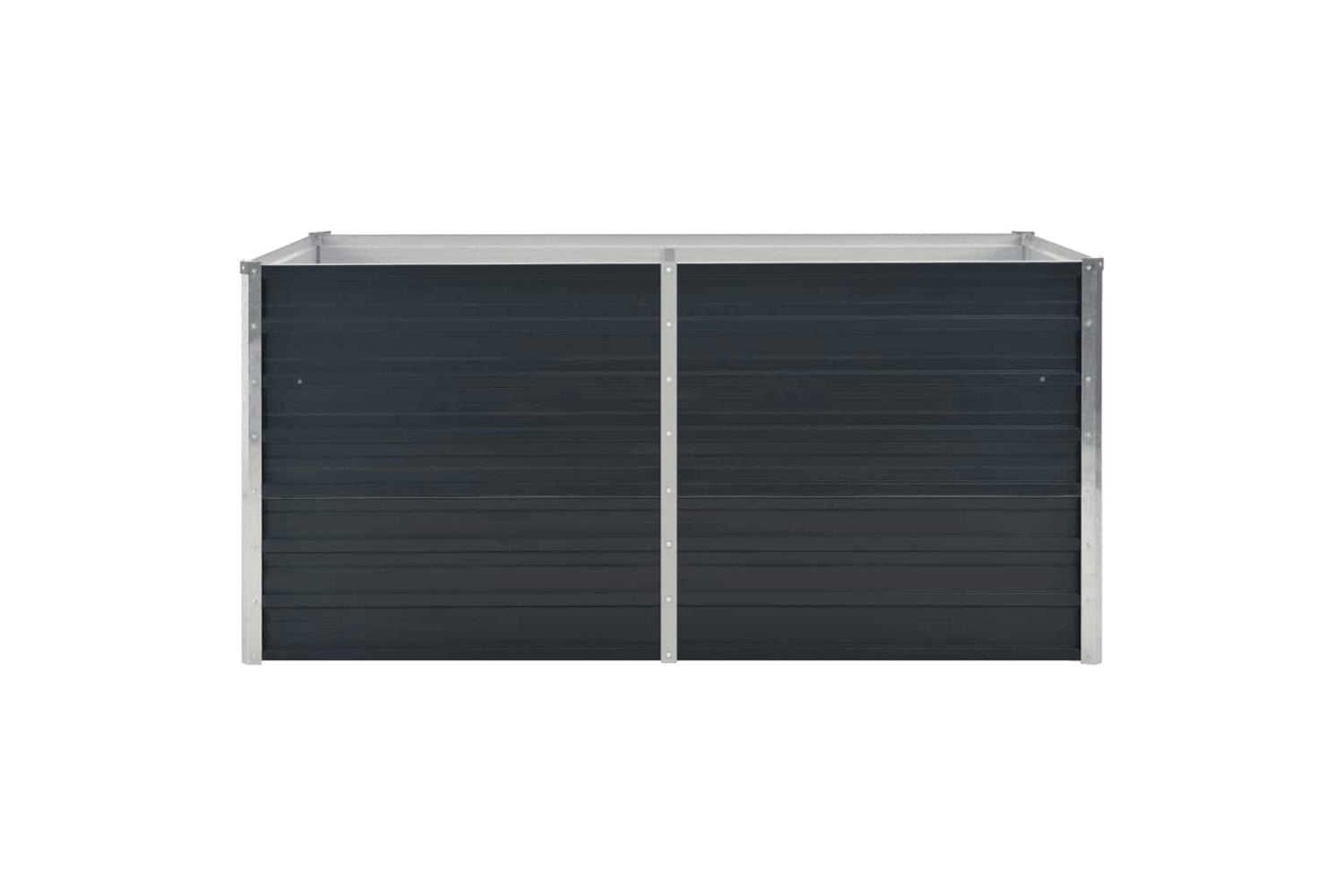 vidaXL 45722 Raised Garden Bed Anthracite 160x80x77cm Galvanised Steel-3