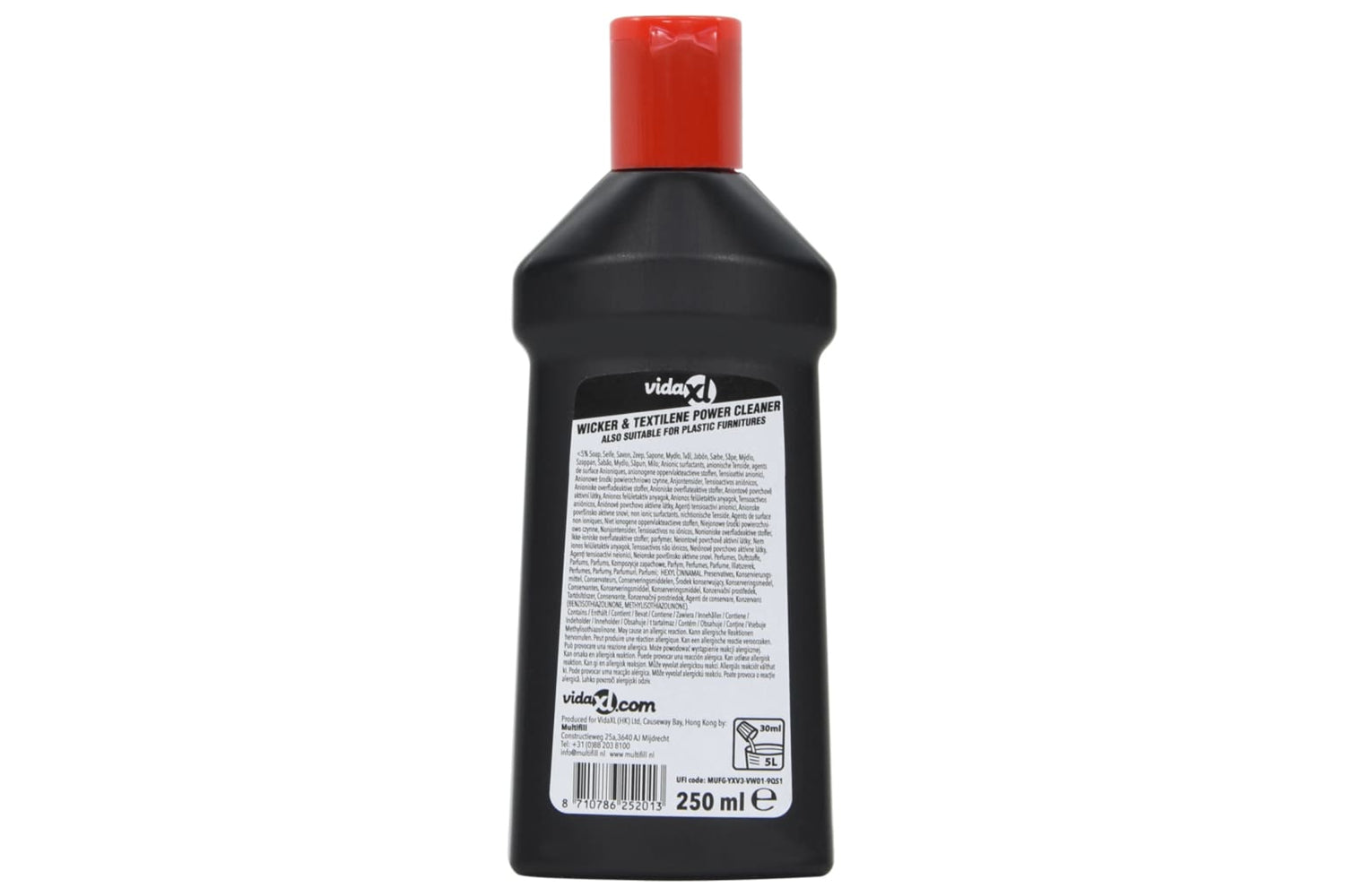 Vidaxl 45697 Outdoor Furniture Cleaner For Rattan And Textilene 250 Ml-4