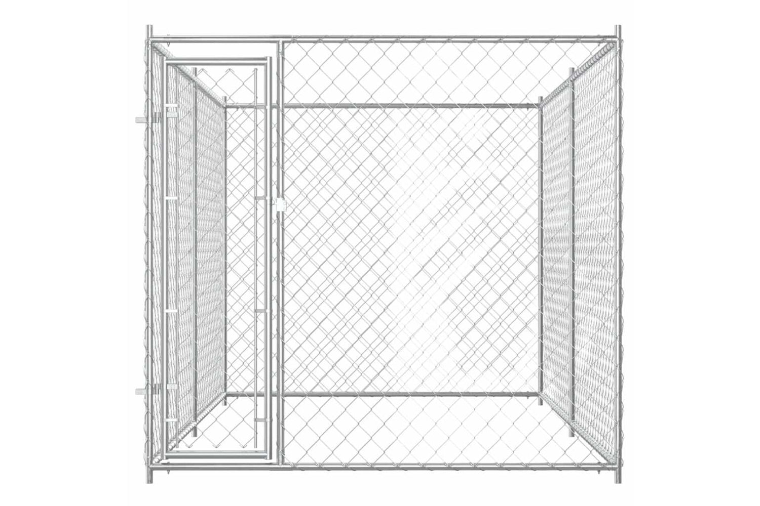 Vidaxl Outdoor Dog Kennel 382x192x185 Cm-3