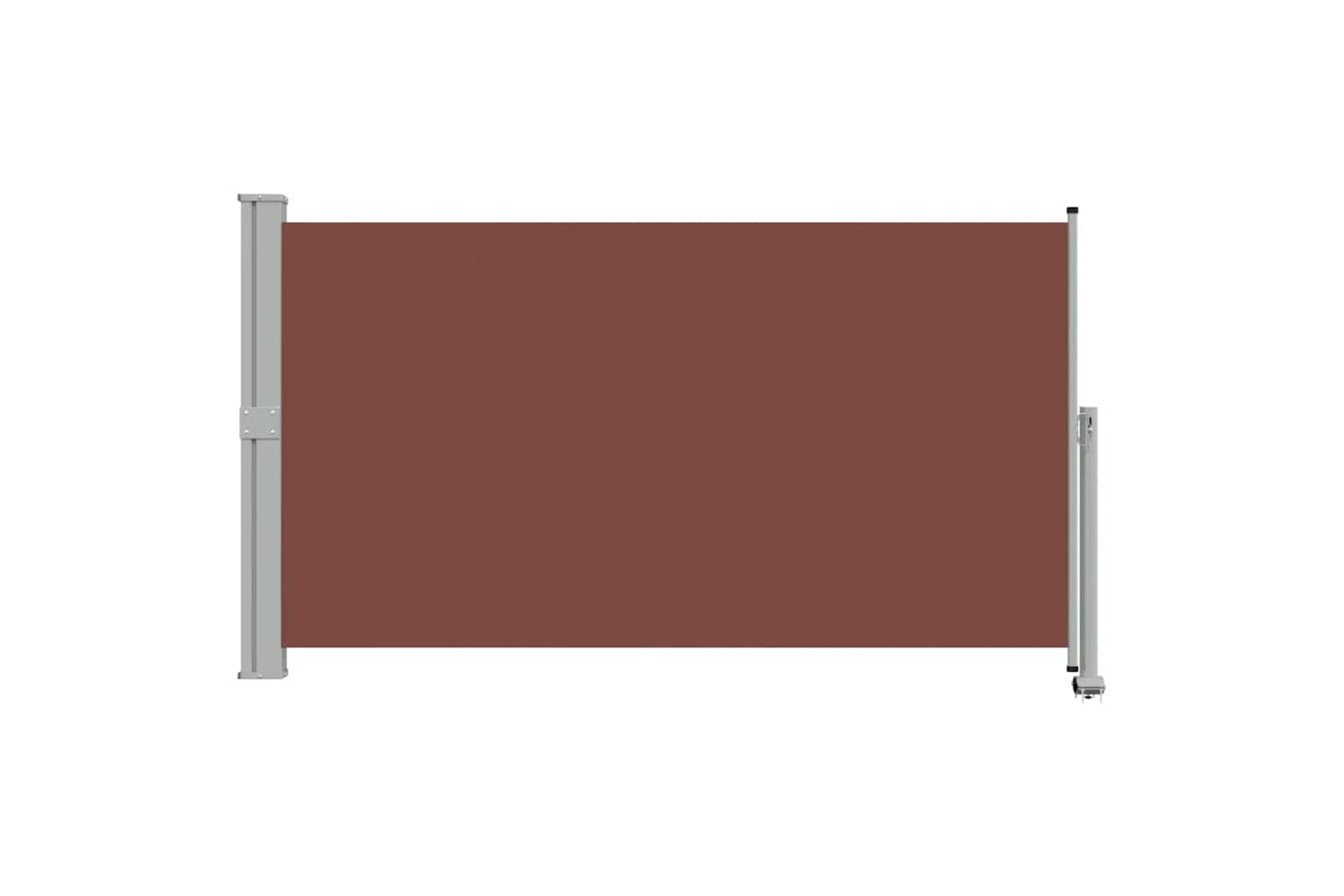 vidaXL Patio Retractable Side Awning 140 X 300cm Brown-3