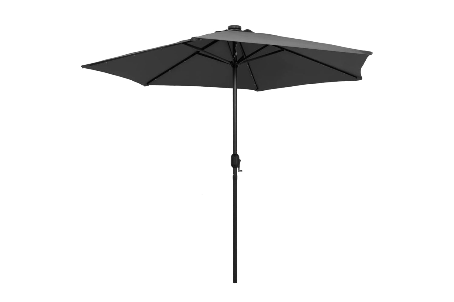Vidaxl 47354 Parasol With Led Lights And Aluminium Pole 270 Cm Anthracite-3