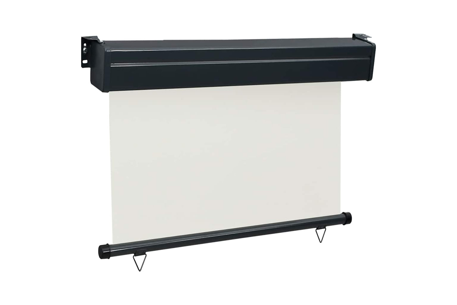 vidaXL Balcony Side Awning 105x250cm Cream-3