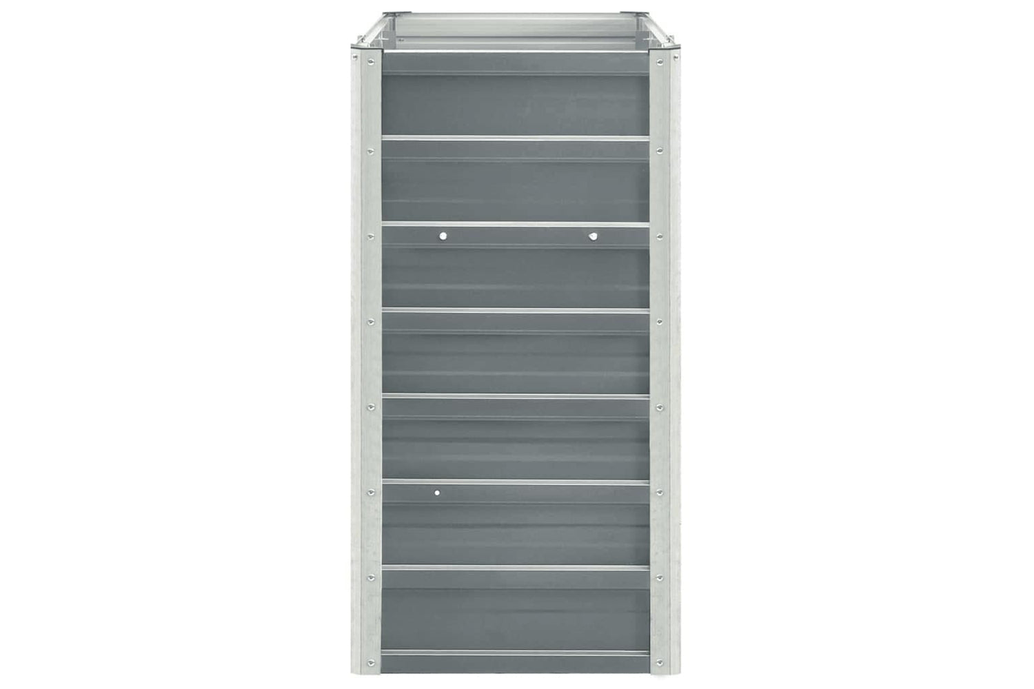 vidaXL 47040 Garden Raised Bed Galvanised Steel 240x40x77cm Grey-4