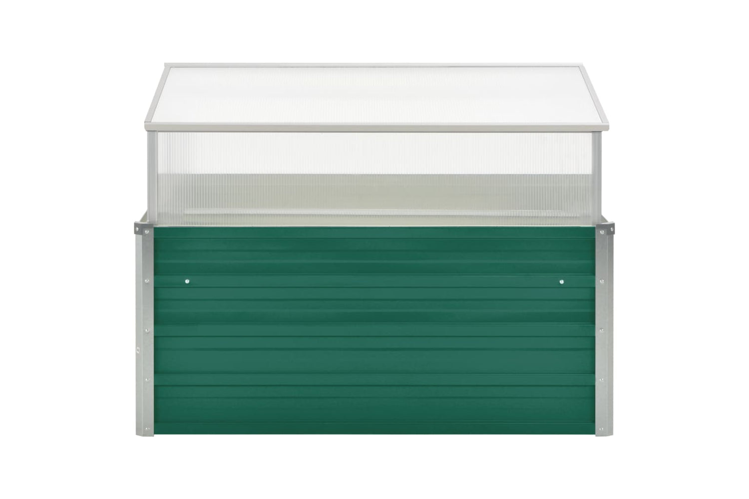 Vidaxl Greenhouse Green 100x100x77 Cm Galvanised Steel-4