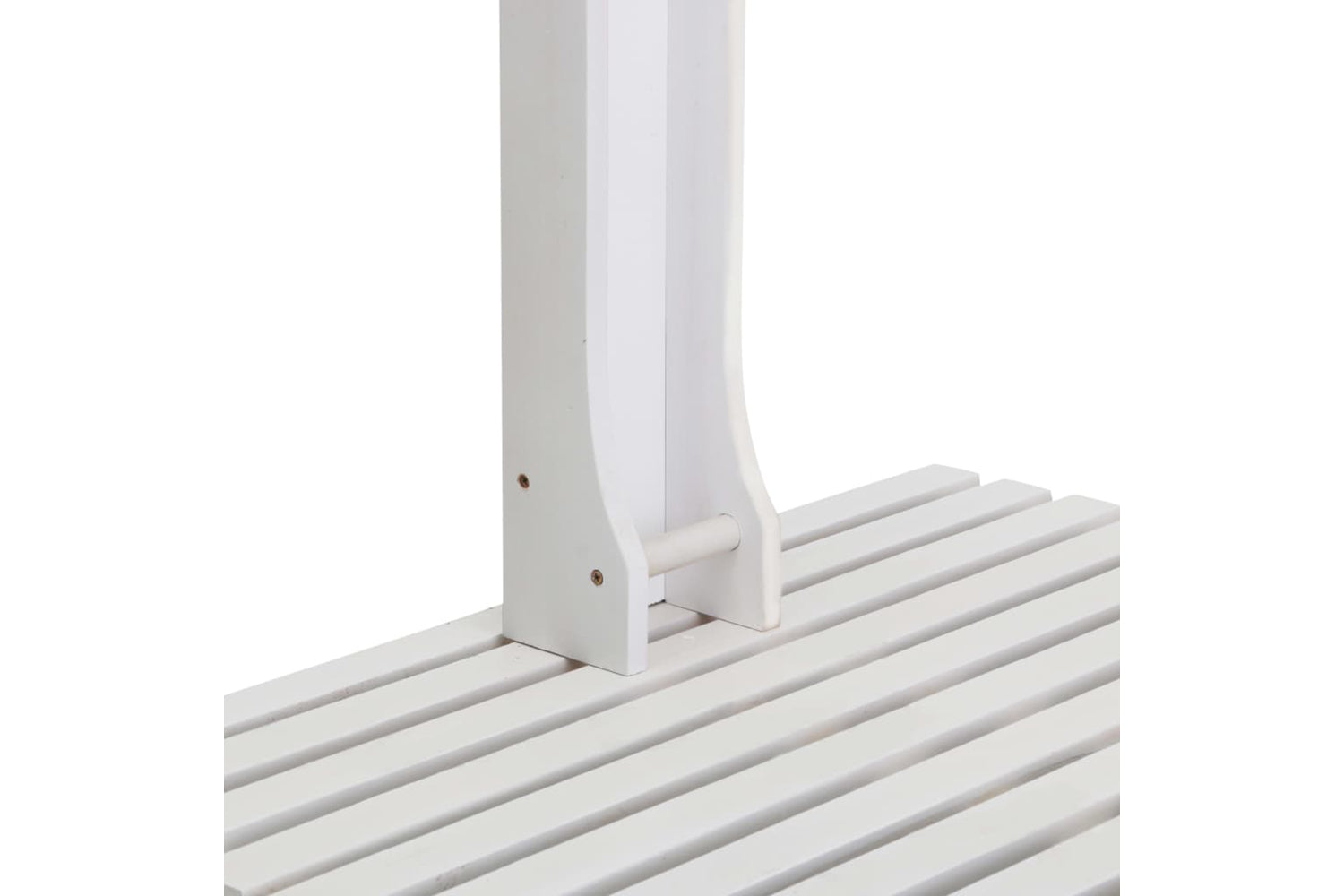 Vidaxl 48207 Garden Shower White Wood-4