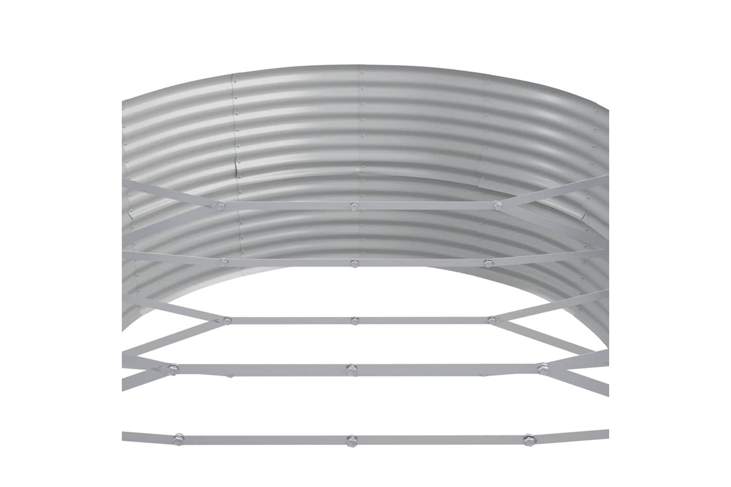 vidaXL 319016 Garden Raised Bed Powder-coated Steel 544x100x36cm Anthracite-4