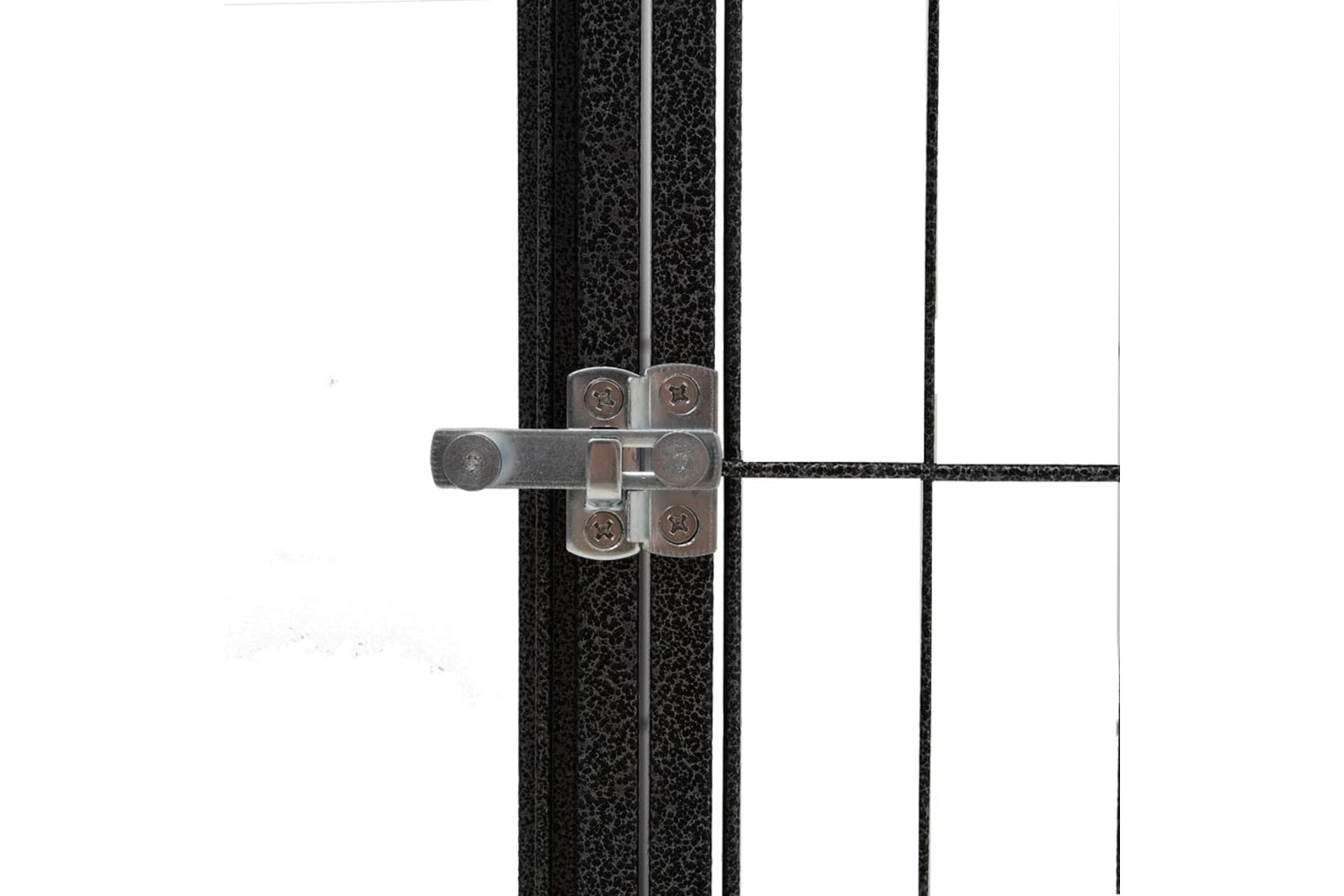 vidaXL 171792 Dog Playpen 6 Panels Black 50x100cm Powder-coated Steel-4