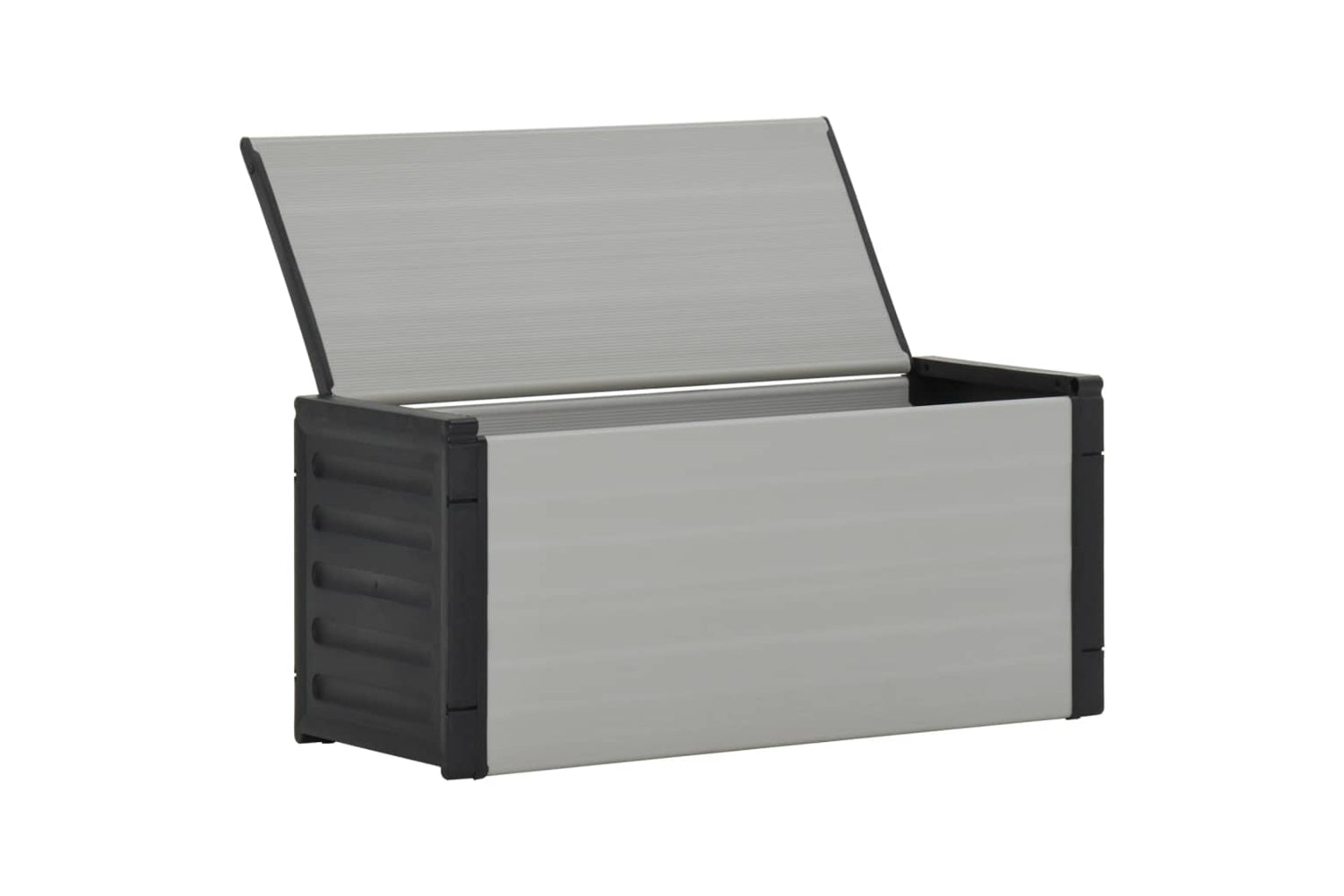 vidaXL 340988 Garden Waste Basket Grey 85x34x40cm-4