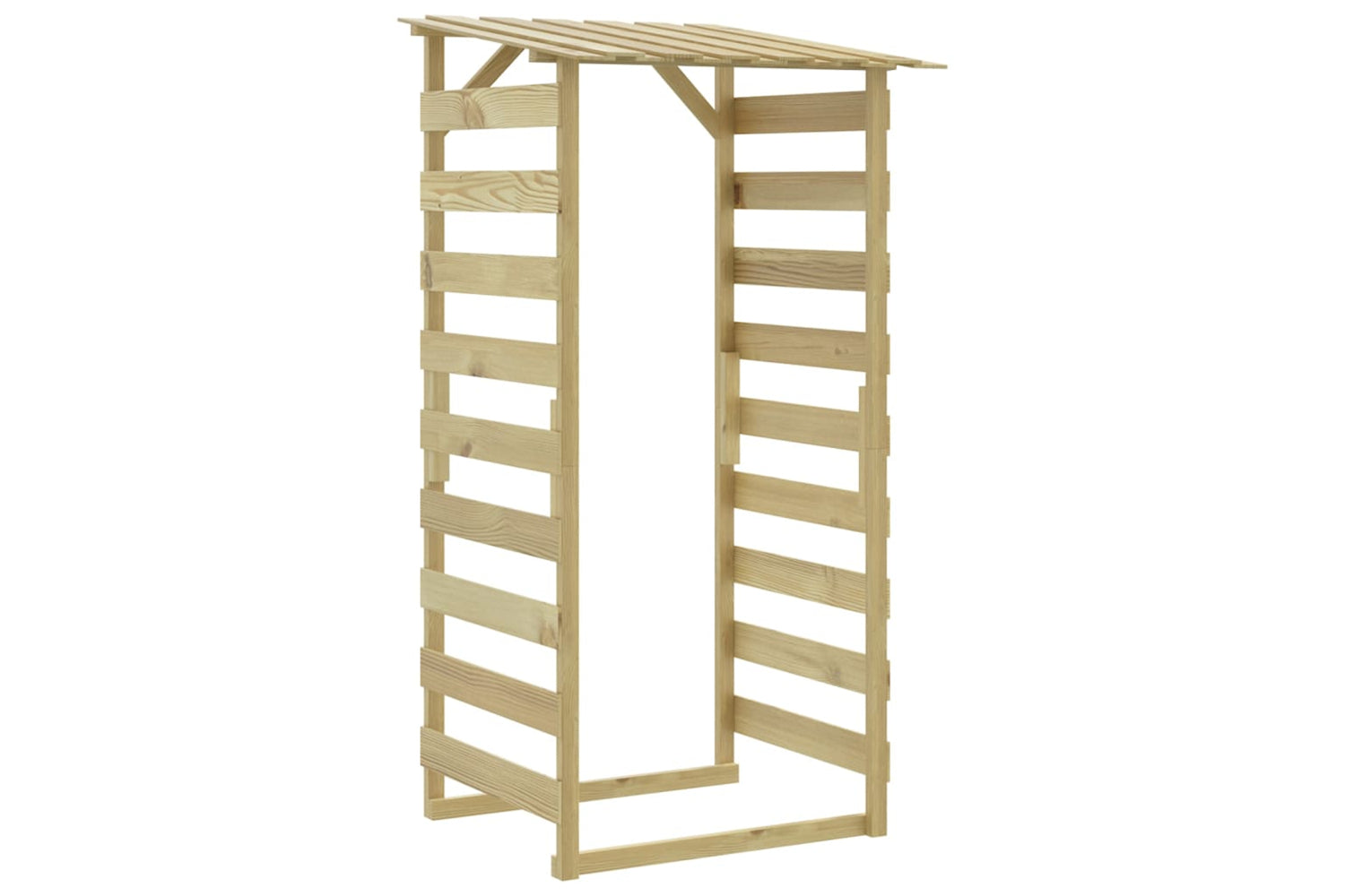 vidaXL 3096650 Pergolas With Roofs 4 Pcs 100x90x200cm Impregnated Pinewood-2