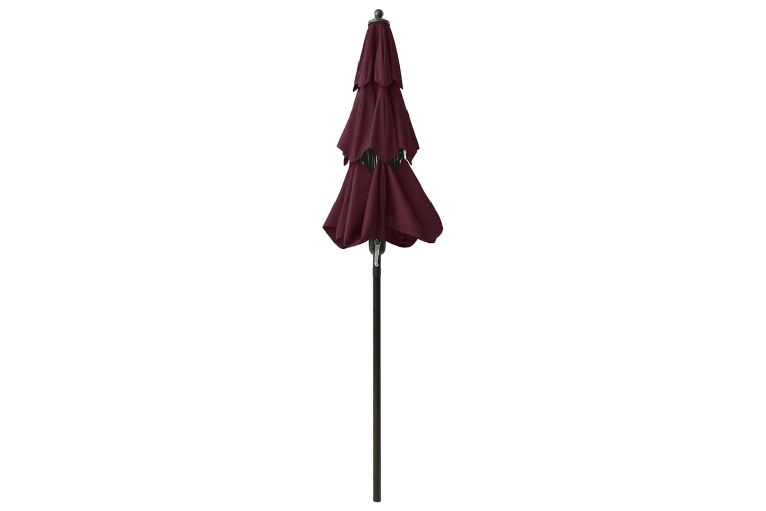 Vidaxl 313856 3-tier Parasol With Aluminium Pole Bordeaux Red 2 M-4