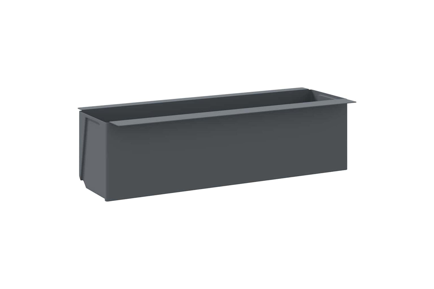 vidaXL 318302 Flower Boxes For Euro Pallets 12 Pcs Grey 36x13.5x9.5cm Pp-2