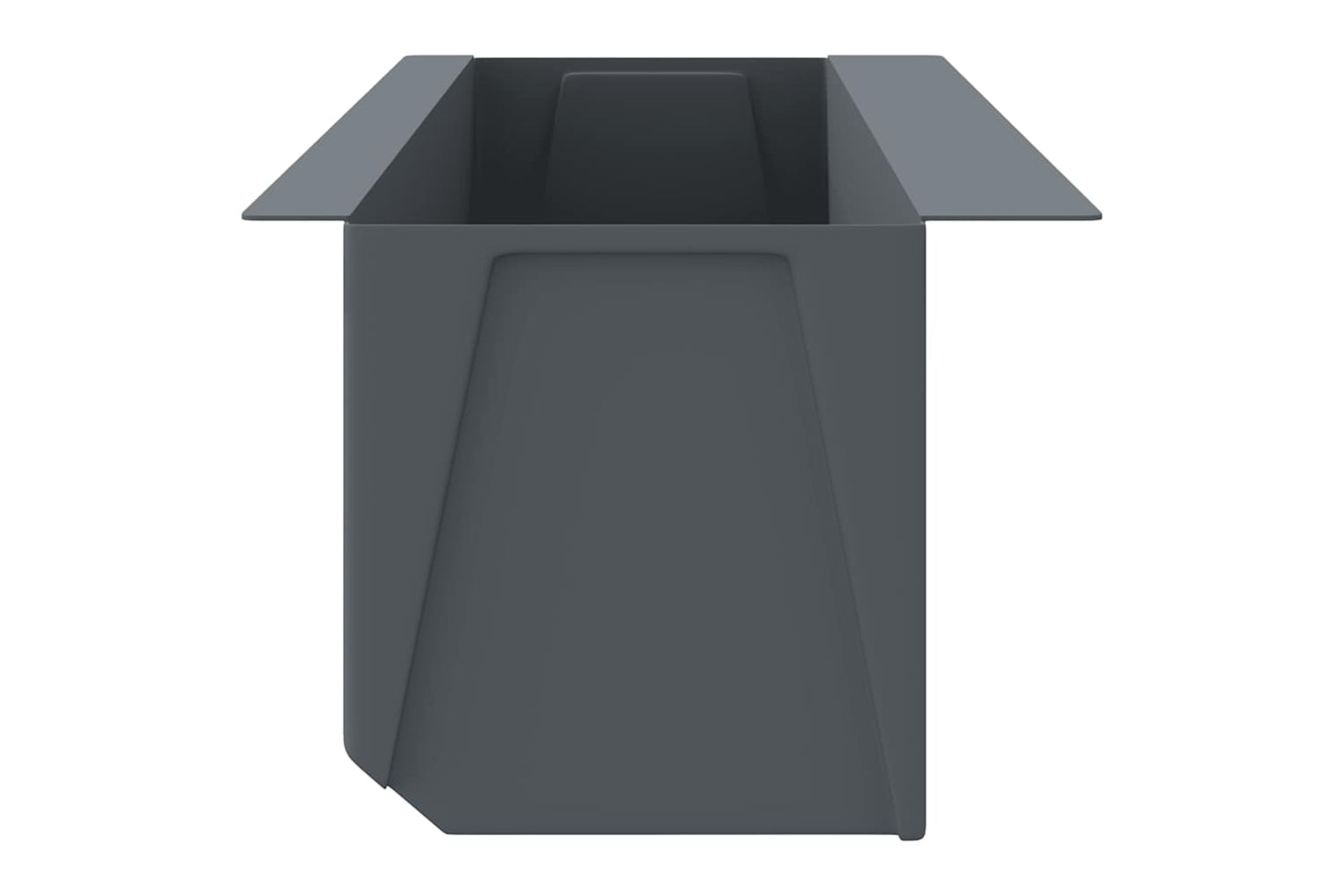 vidaXL 318302 Flower Boxes For Euro Pallets 12 Pcs Grey 36x13.5x9.5cm Pp-4