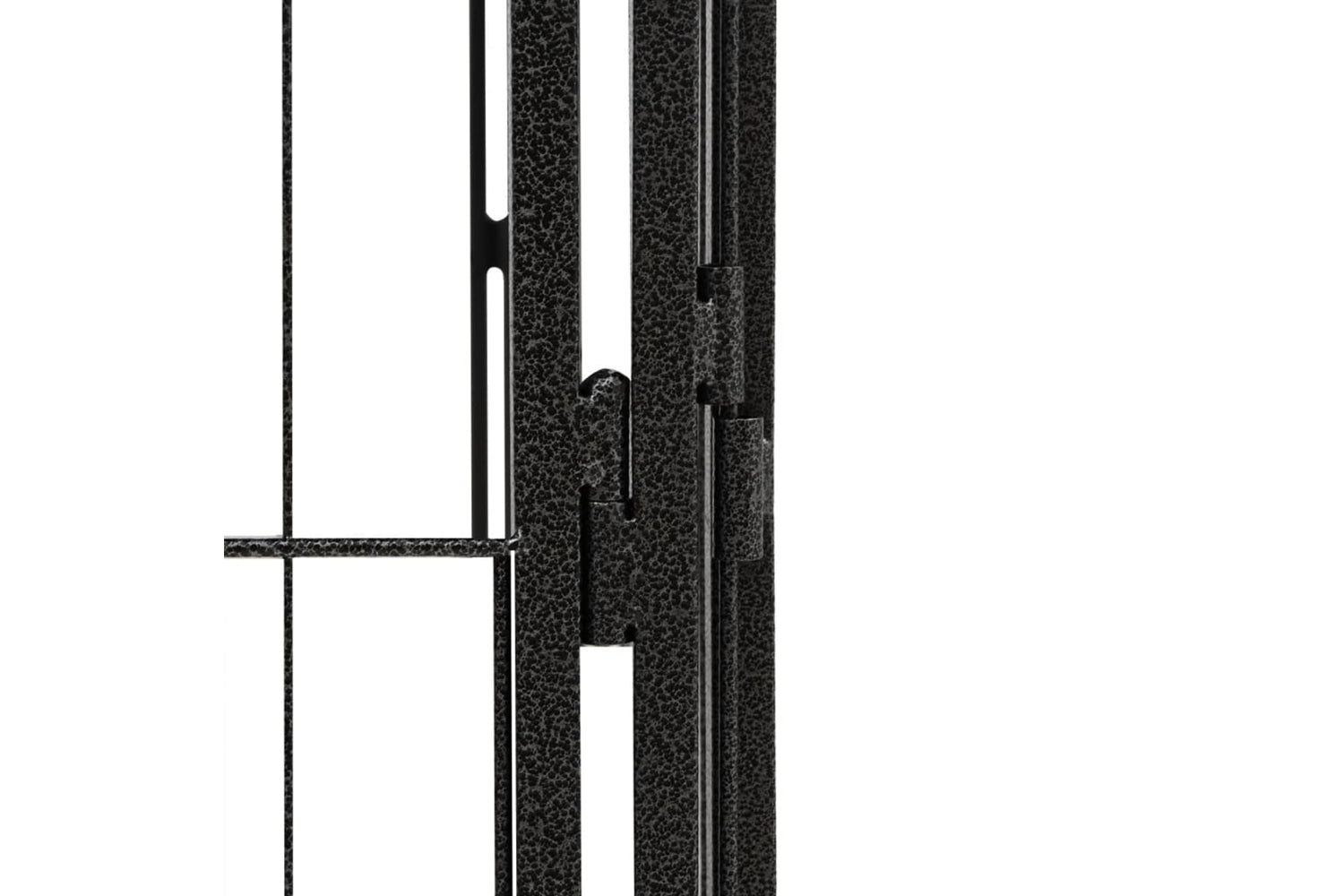 vidaXL 171794 Dog Playpen 4 Panels Black 100x50cm Powder-coated Steel-4
