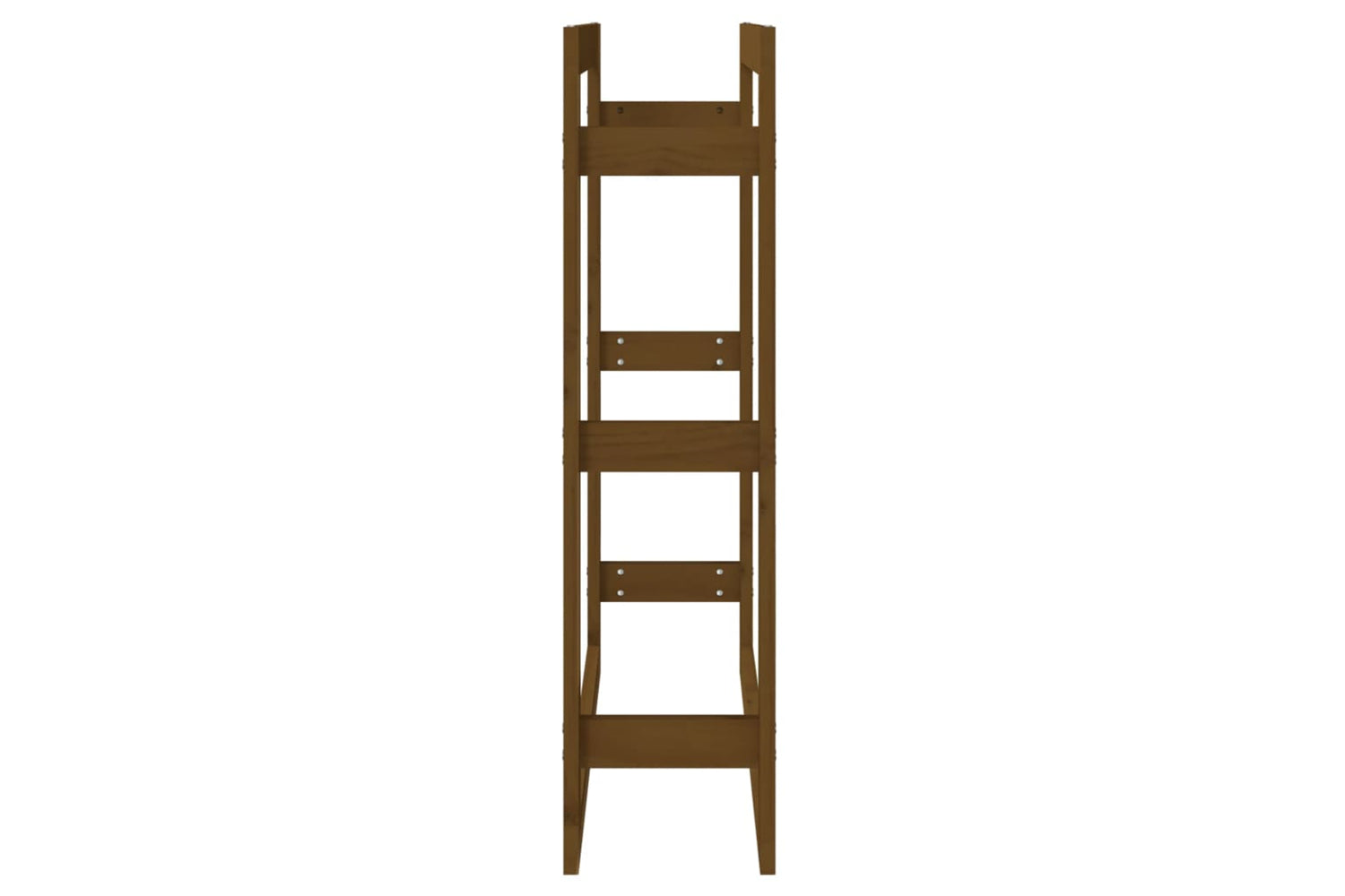 vidaXL 822420 Firewood Rack Honey Brown 80x25x100cm Solid Wood Pine-5