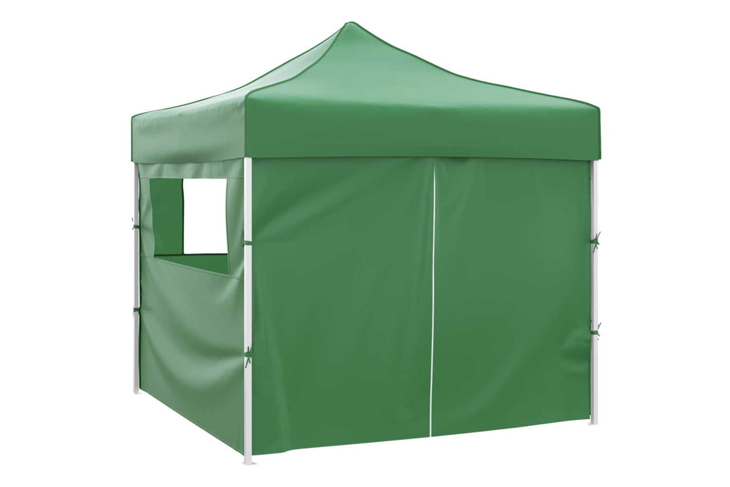 Vidaxl Foldable Tent 3x3 M With 4 Walls Green-3