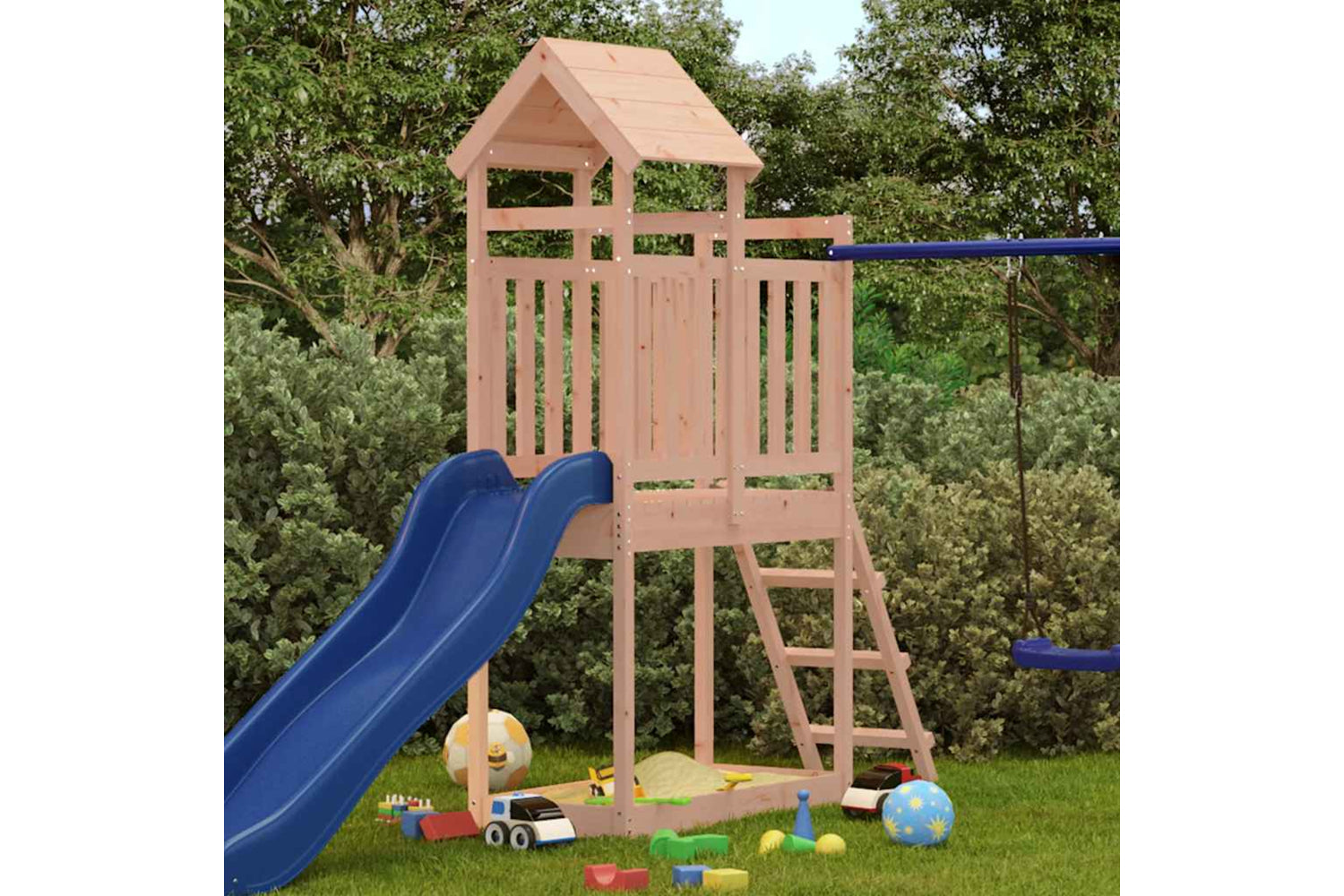 Vidaxl Outdoor Playset 53x110x214 Cm Solid Wood Douglas-2