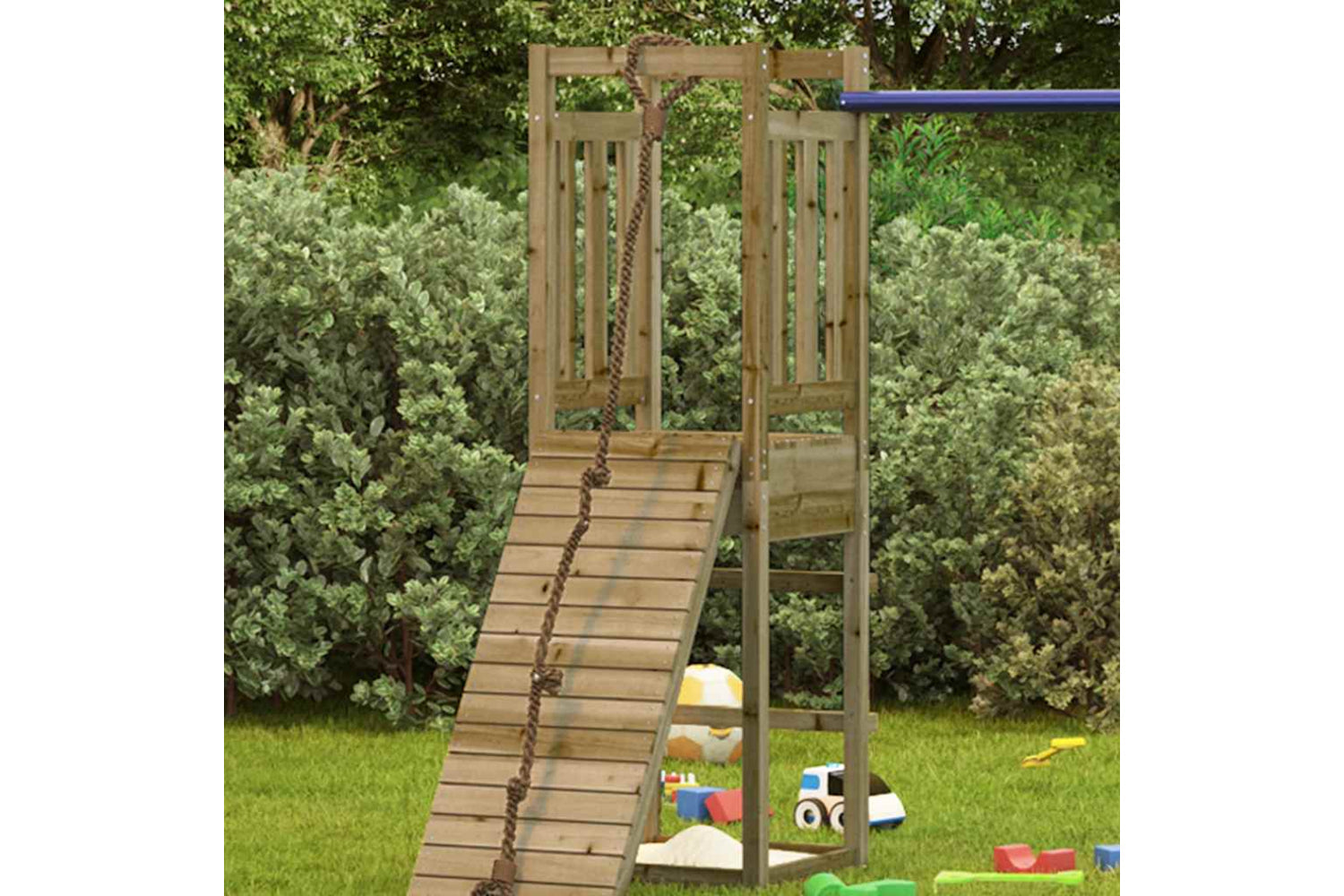 Vidaxl Play Tower 53x46.5x169 Cm Impregnated Wood Pine-2
