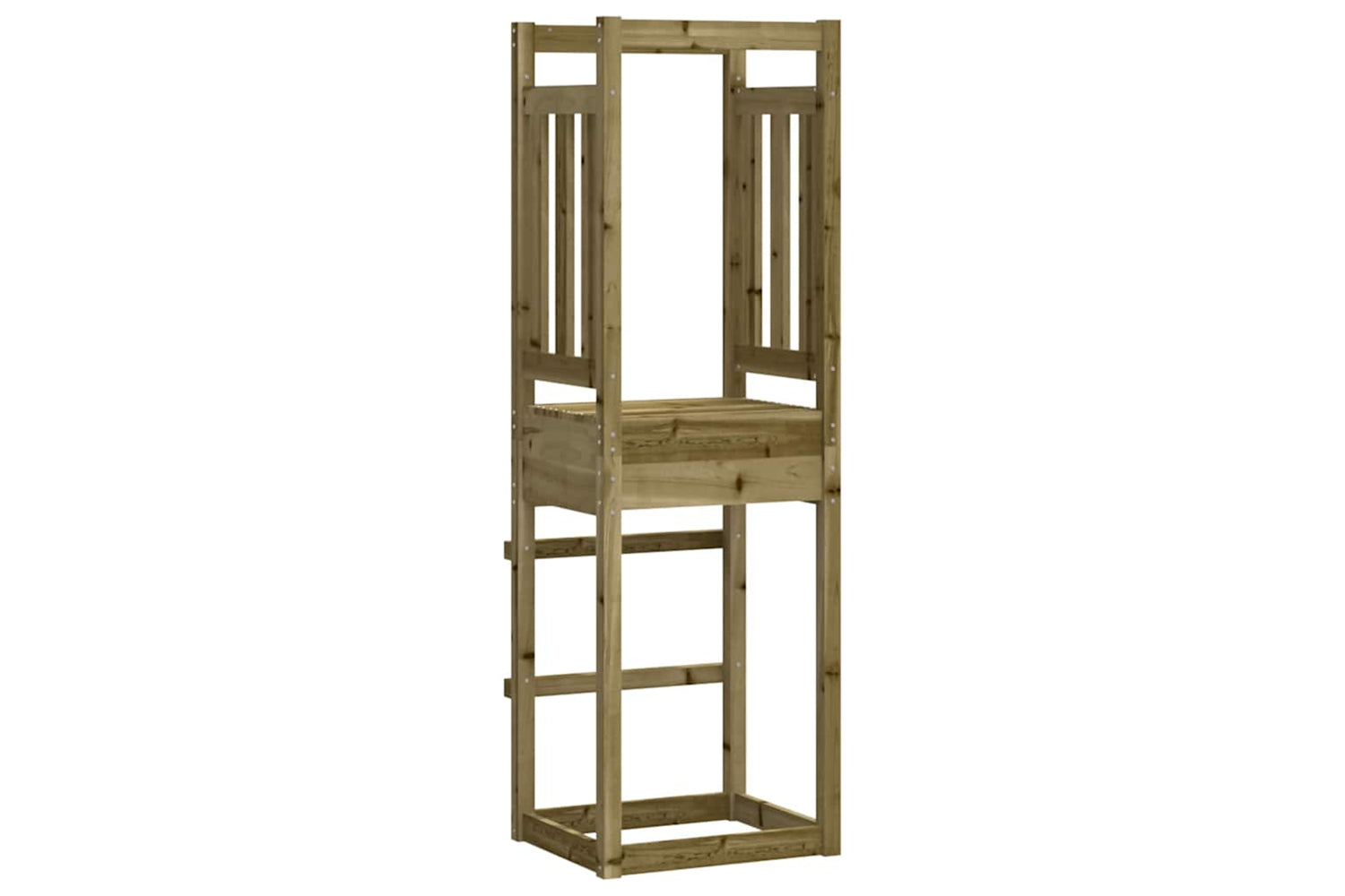 Vidaxl Play Tower 53x46.5x169 Cm Impregnated Wood Pine-3