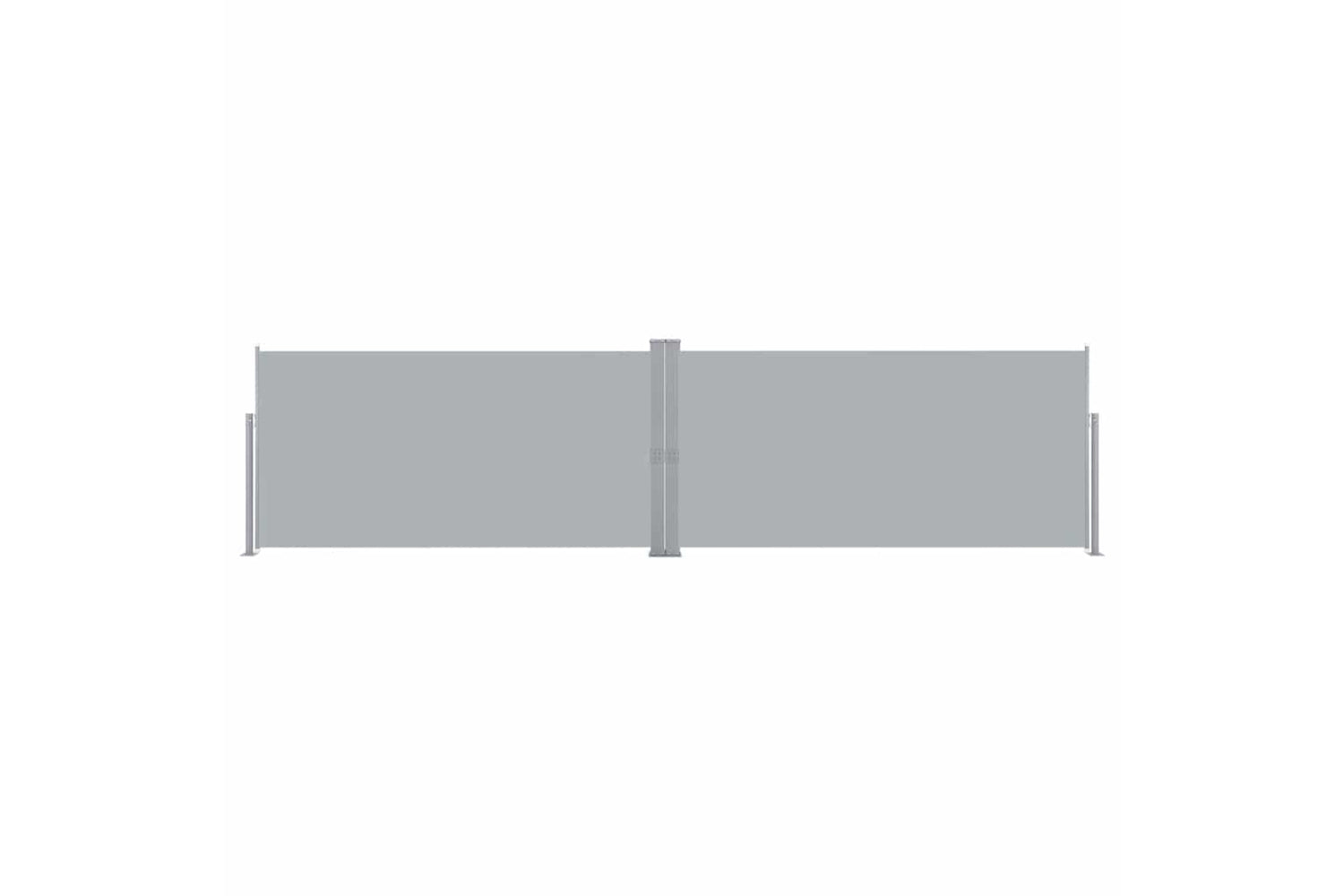 vidaXL 42180 Retractable Side Awning 160x600cm Grey-2