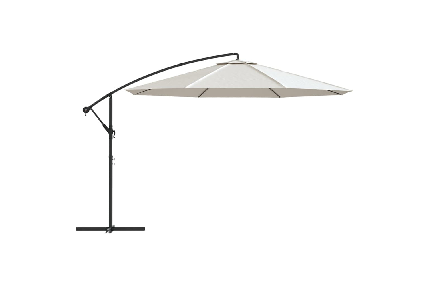 Vidaxl 42199 Cantilever Umbrella 3.5 M Sand White-2