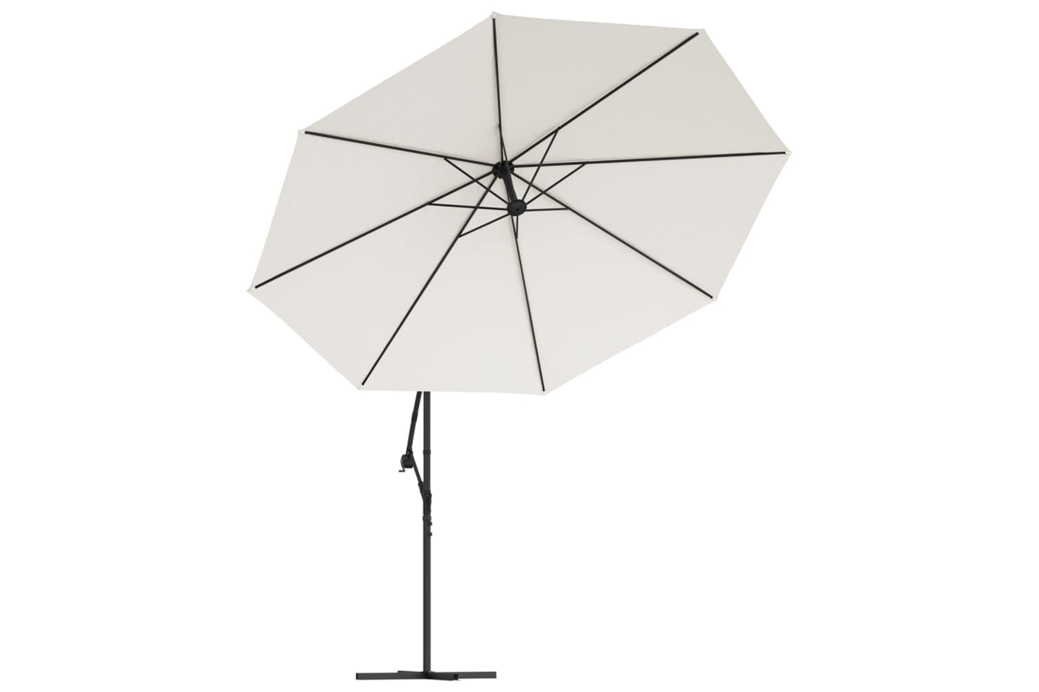 Vidaxl 42199 Cantilever Umbrella 3.5 M Sand White-3