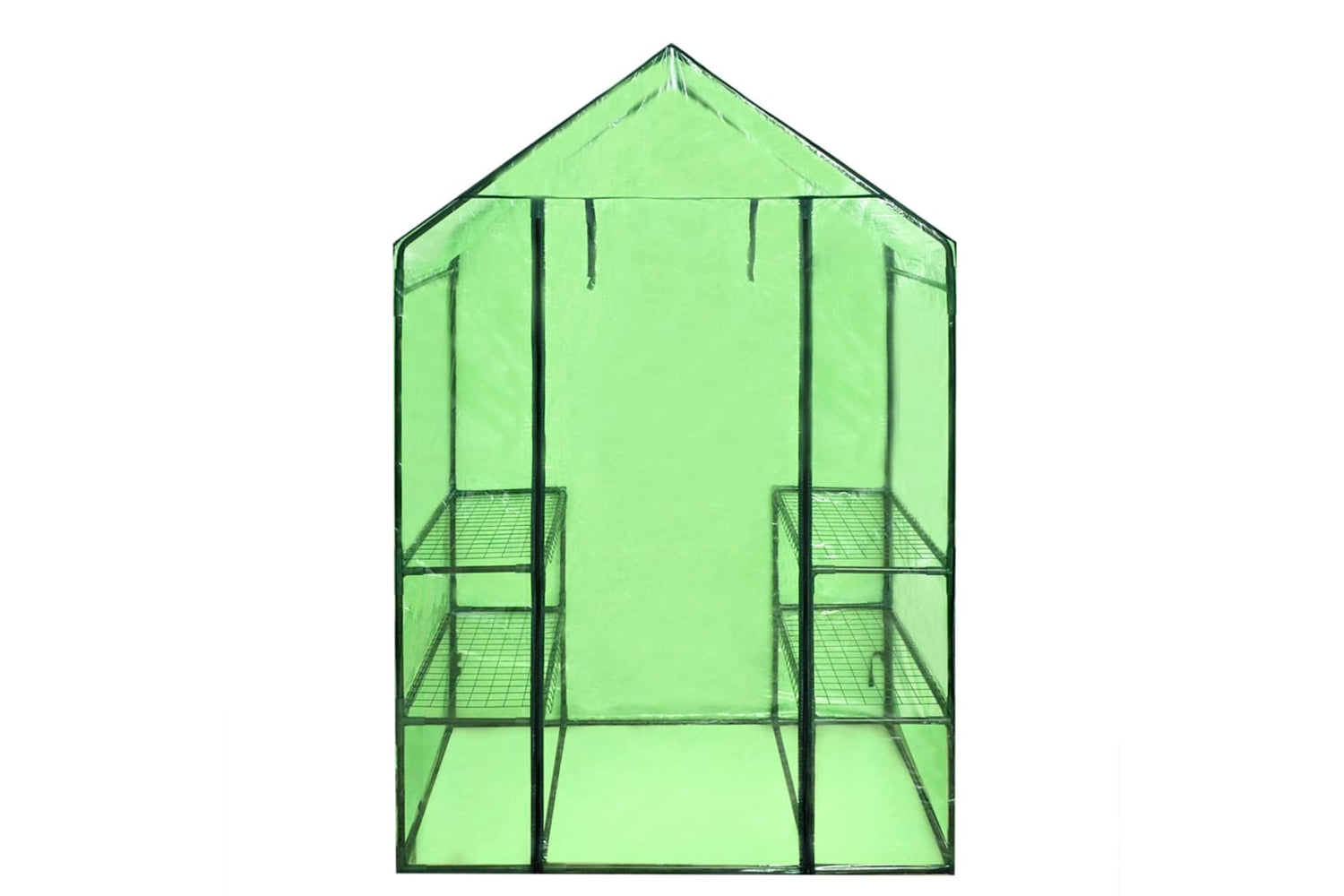 Vidaxl 41545 Walk-in Greenhouse With 4 Shelves-3