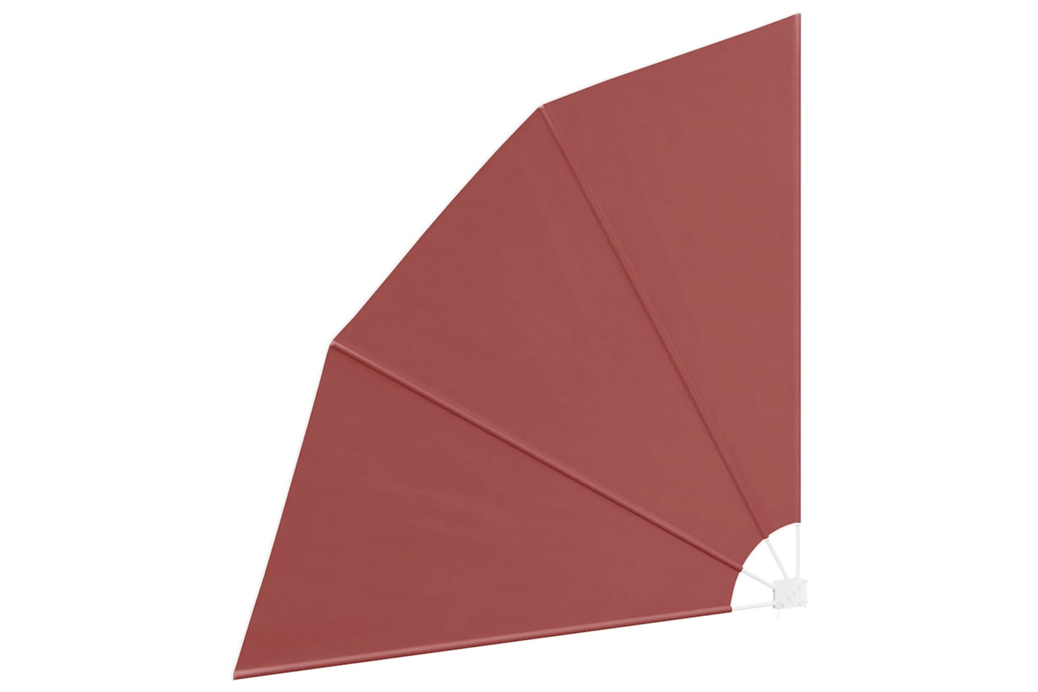 vidaXL 41579 Collapsible Balcony Side Awning Terracotta 210x210cm-3