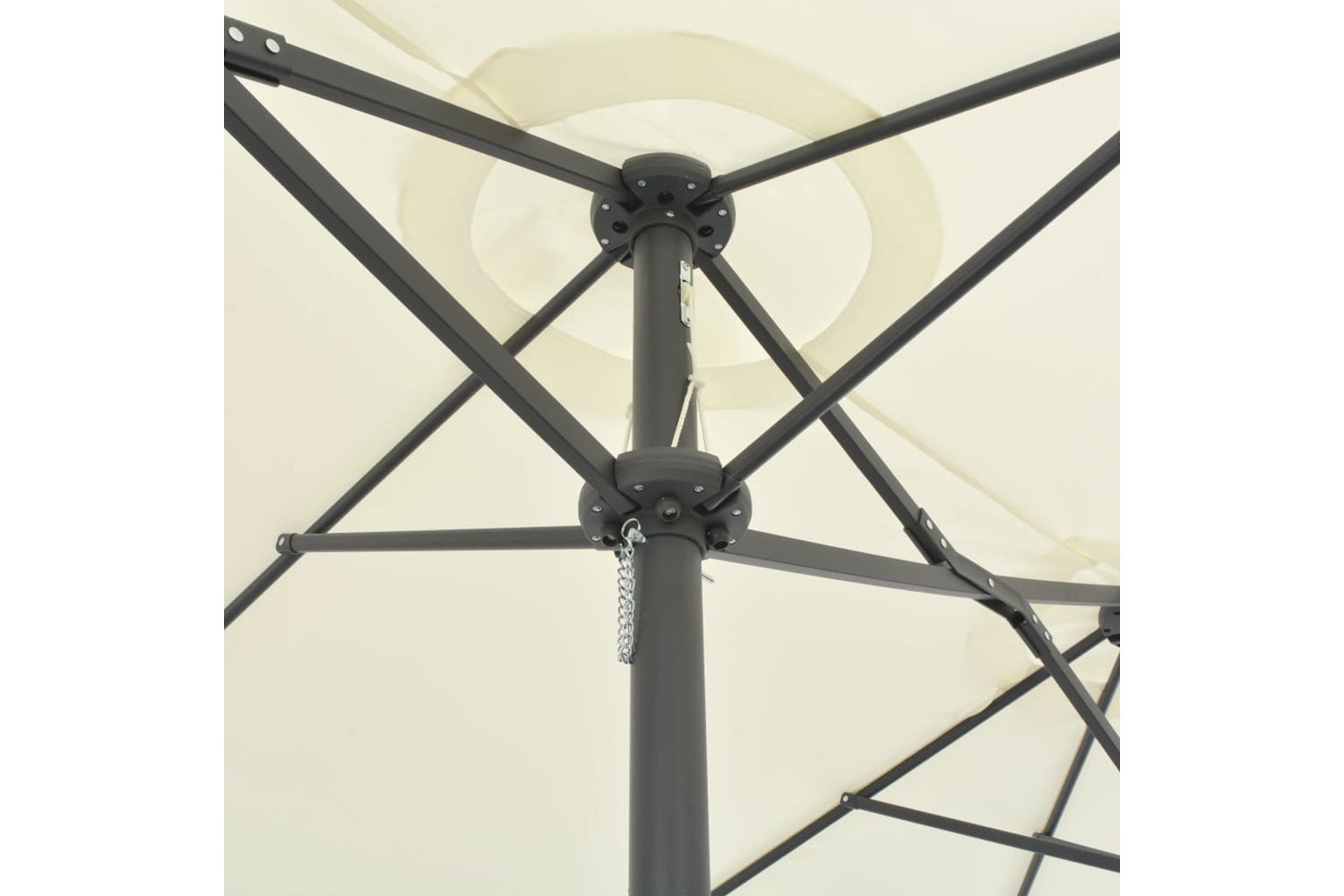vidaXL 44868 Outdoor Parasol With Aluminium Pole 460x270cm Sand-5