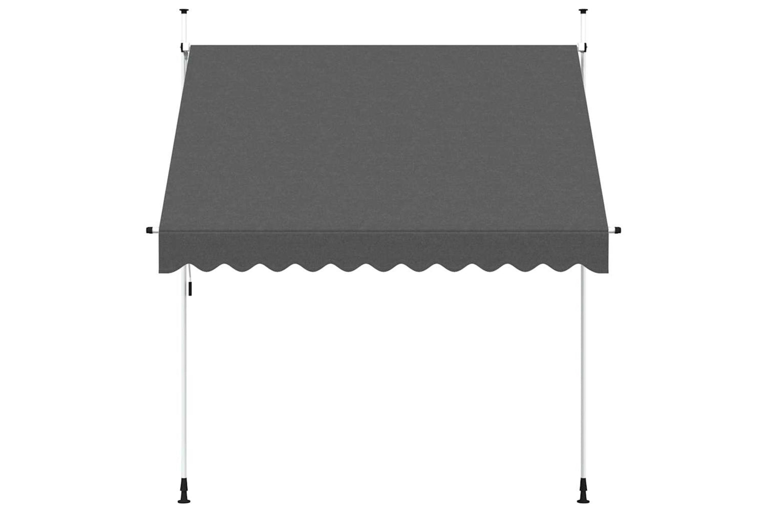 vidaXL 143689 Manual Retractable Awning 250cm Anthracite-2