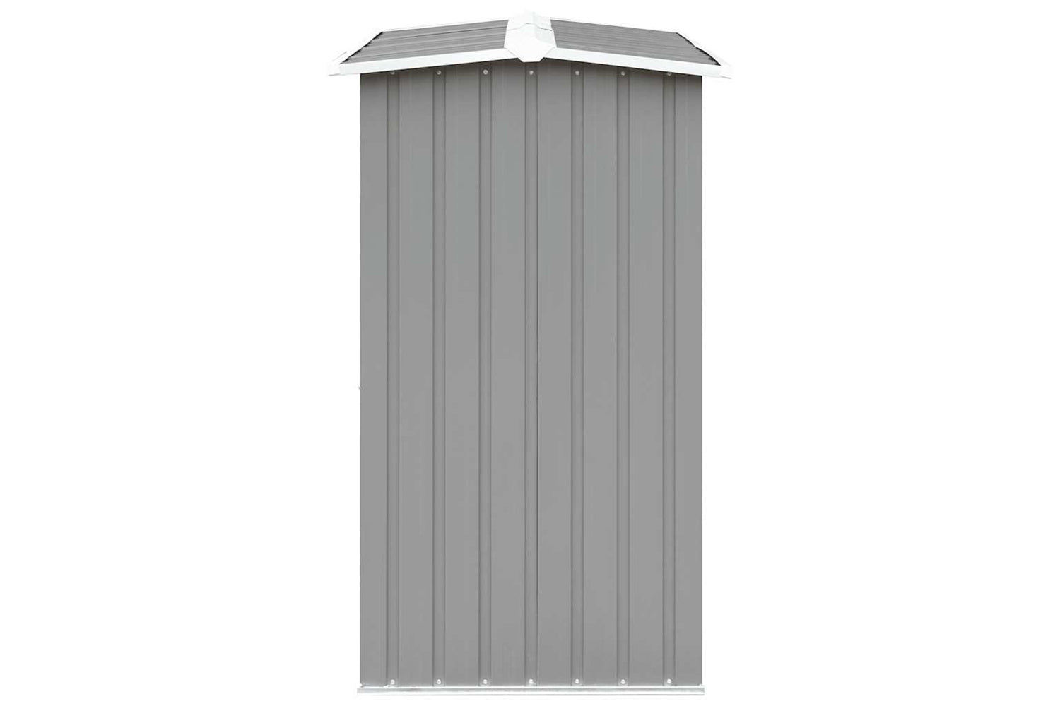 vidaXL 44858 Garden Log Storage Shed Galvanised Steel 172x91x154cm Grey-3