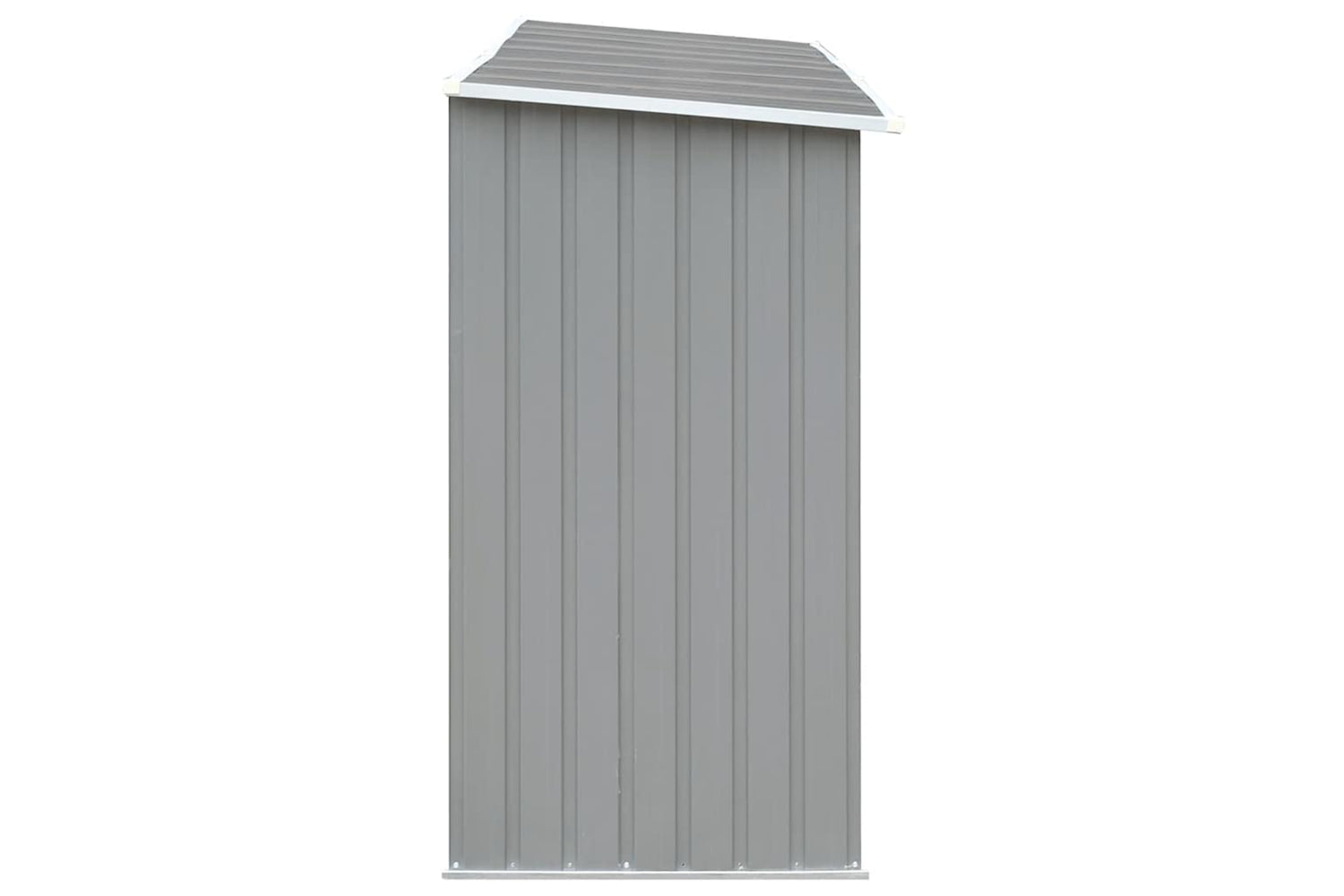 vidaXL 44859 Garden Log Storage Shed Galvanised Steel 330x84x152cm Grey-3