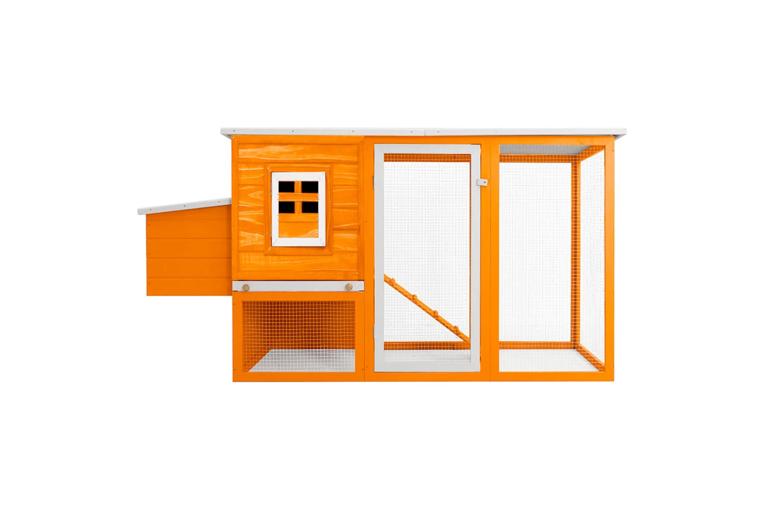 Vidaxl 170164 Outdoor Chicken Cage Hen House With 1 Egg Cage Wood-2