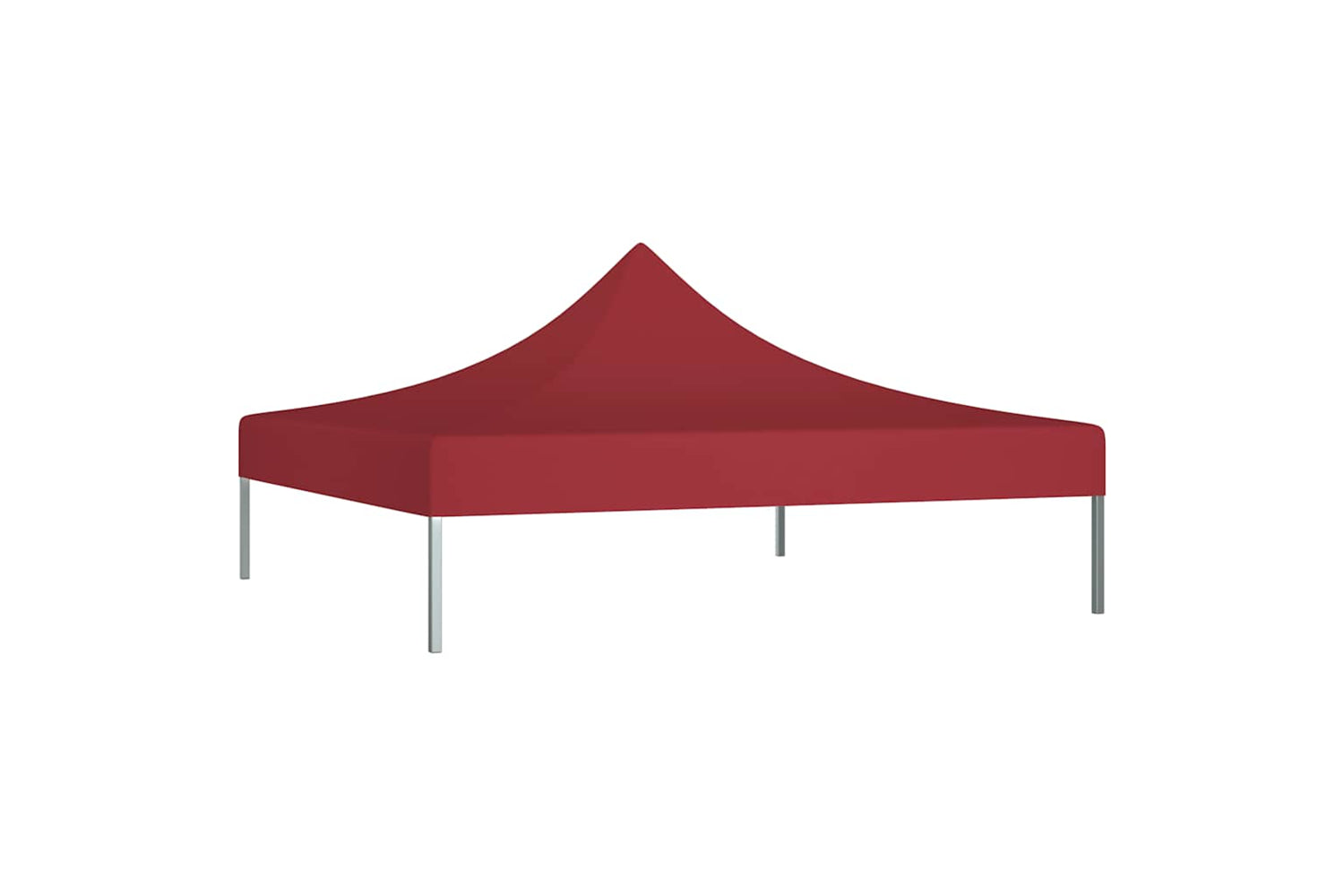 Vidaxl Party Tent Roof 3x3 M Burgundy 270 G/m2-2