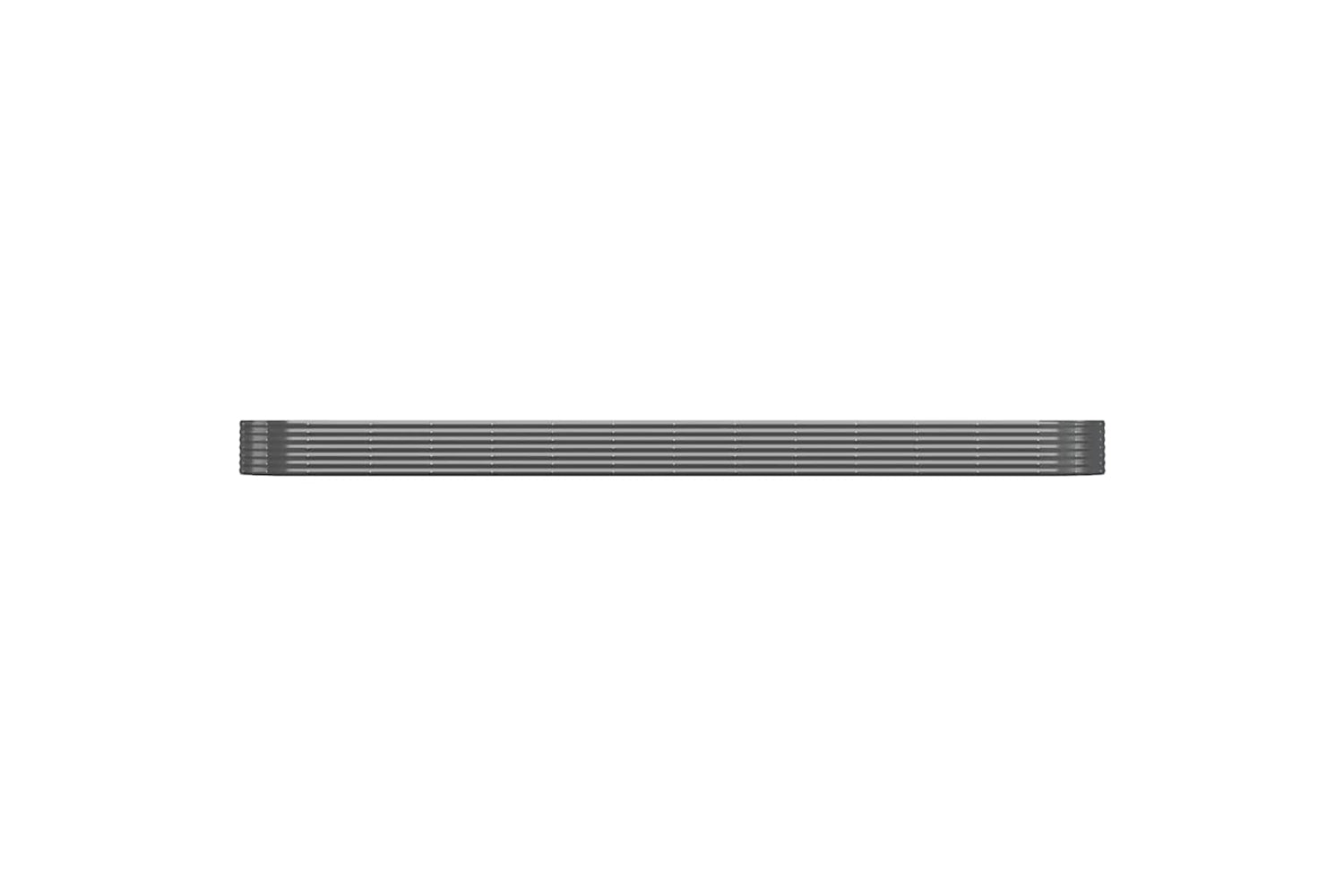 vidaXL 319016 Garden Raised Bed Powder-coated Steel 544x100x36cm Anthracite-2