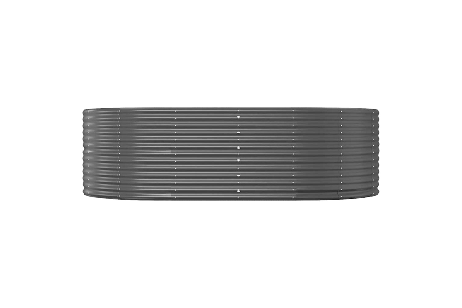 vidaXL 319096 Garden Raised Bed Anthracite 212x140x68cm Powder-coated Steel-2