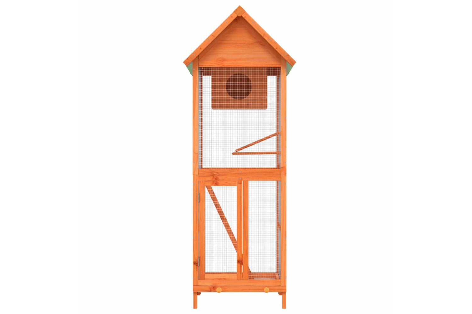 vidaXL 172255 Bird House Brown 60x58.5x160cm Solid Wood Pine-2