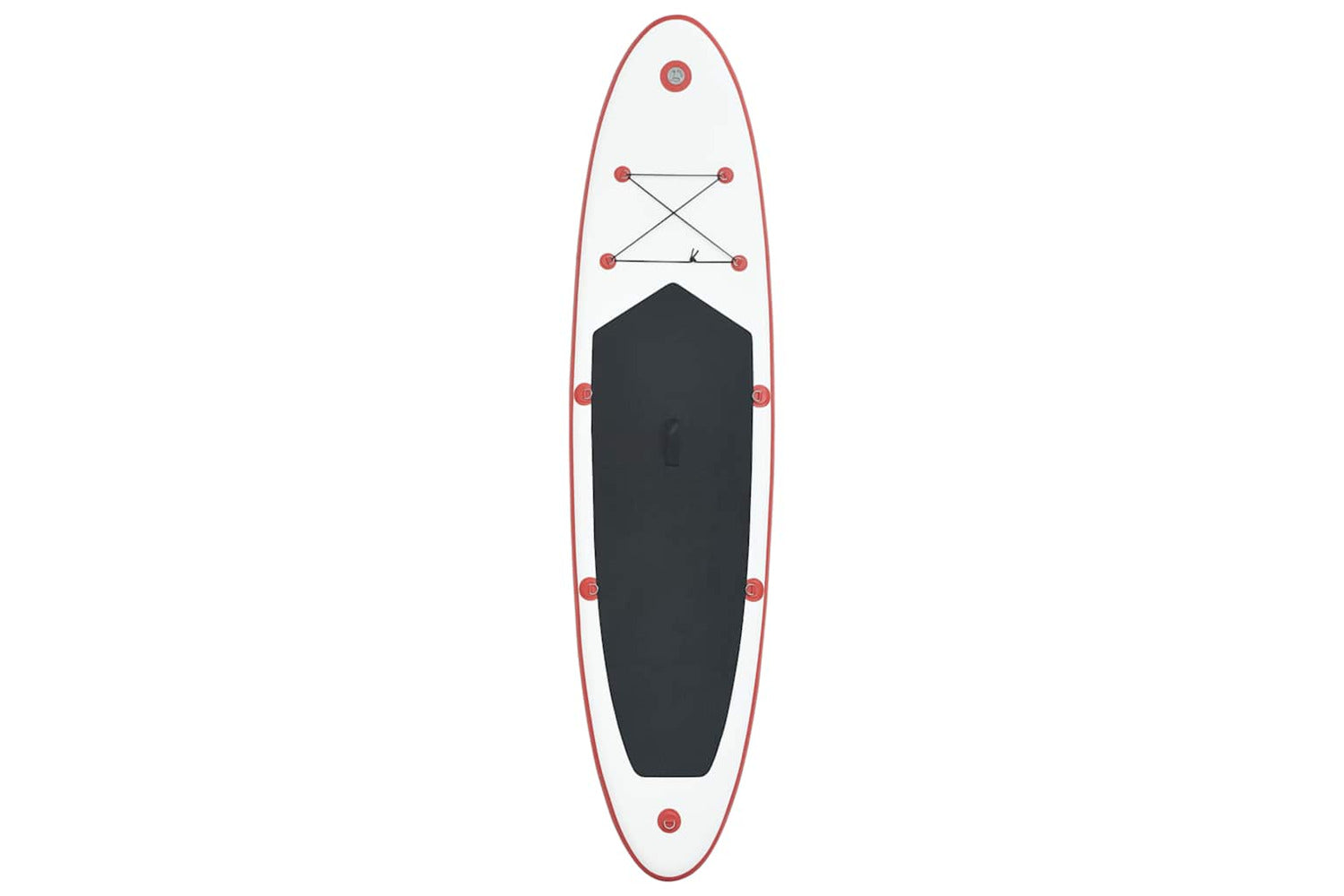 Vidaxl Stand Up Paddle Board Set Sup Surfboard Inflatable Red And White-3