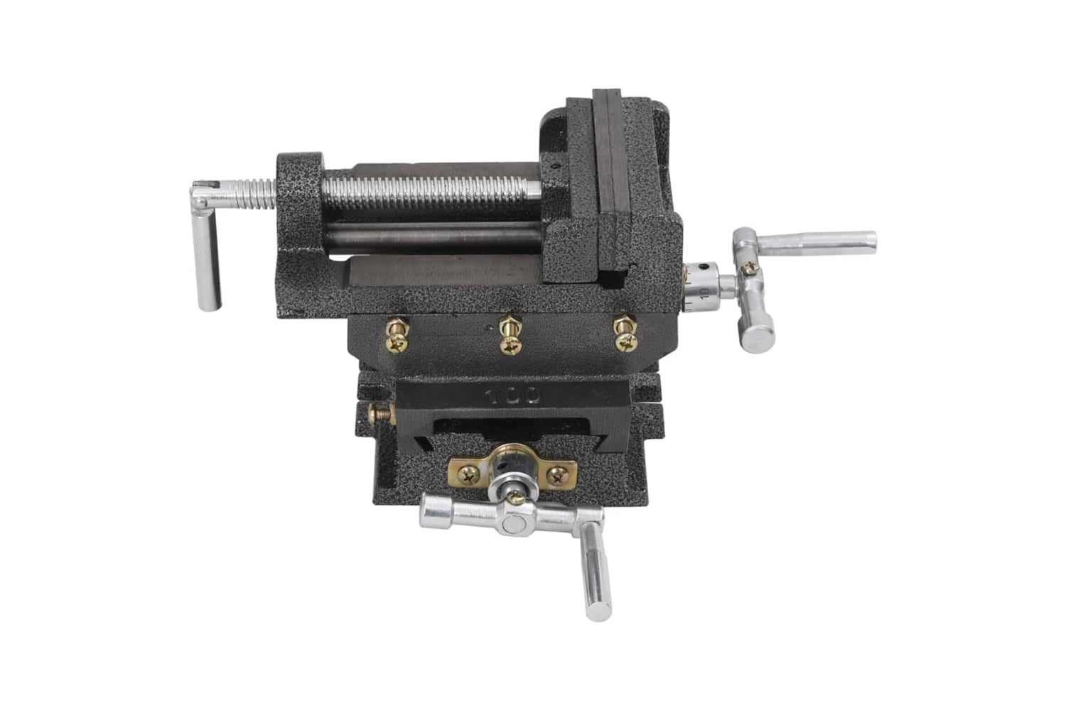 vidaXL Manually Operated Cross Slide Drill Press Vice 78mm-2