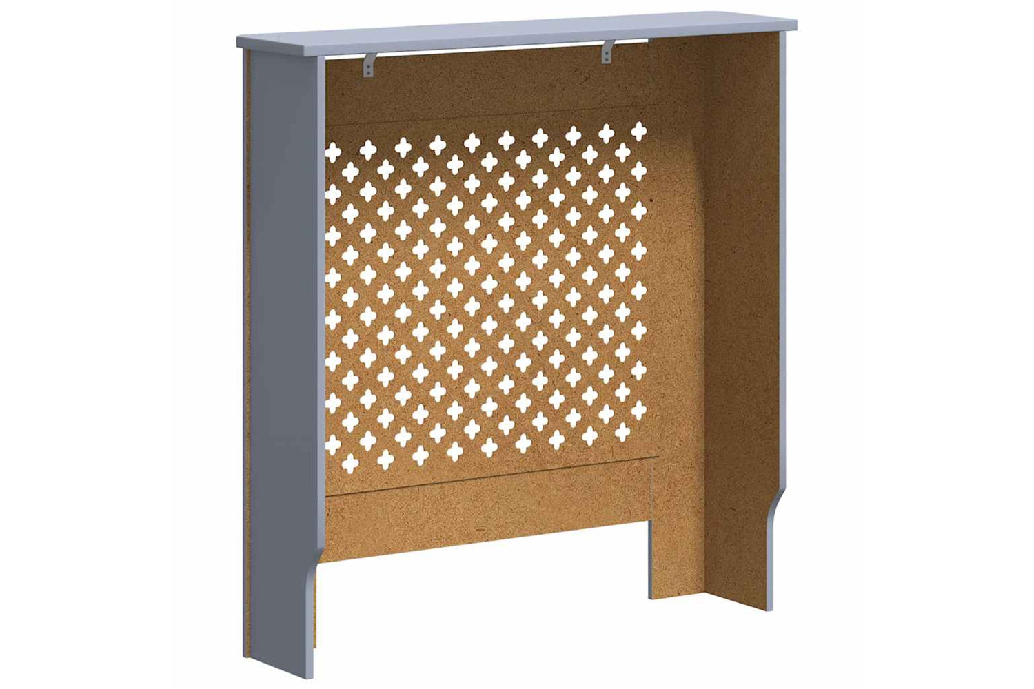 vidaXL Mdf Radiator Cover Grey 78cm-5