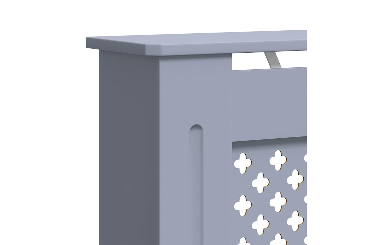 vidaXL Mdf Radiator Cover Grey 78cm-6