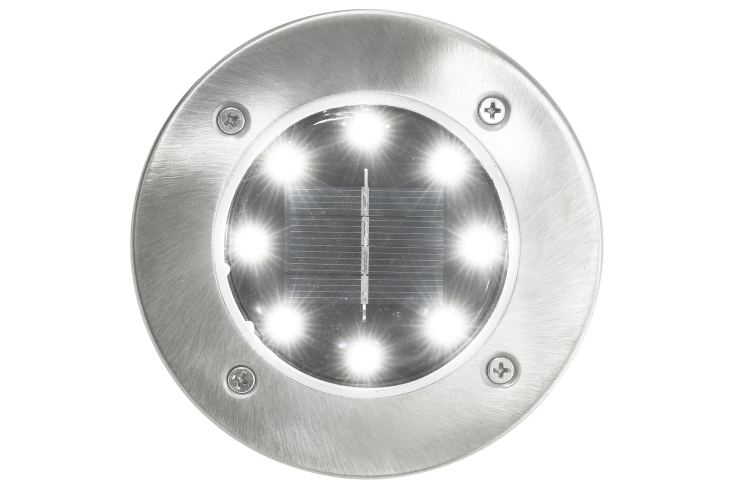 Vidaxl 44416 Solar Ground Lights 8 Pcs Led Lights White-2