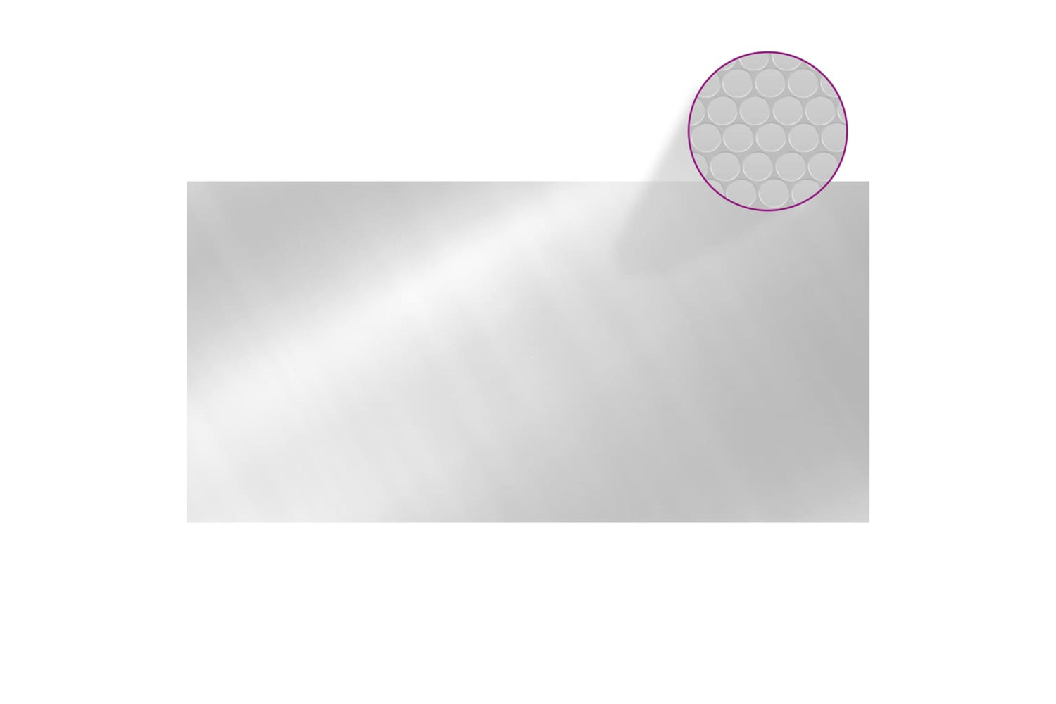 vidaXL 93100 Pool Cover Silver 975x488cm Pe-2