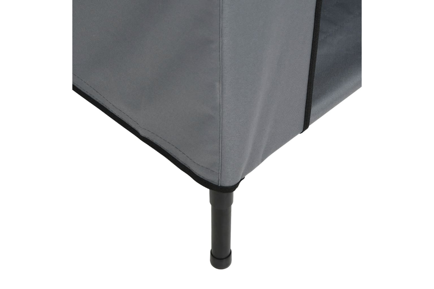 Vidaxl Dog House Light Grey Oxford Fabric And Steel-8