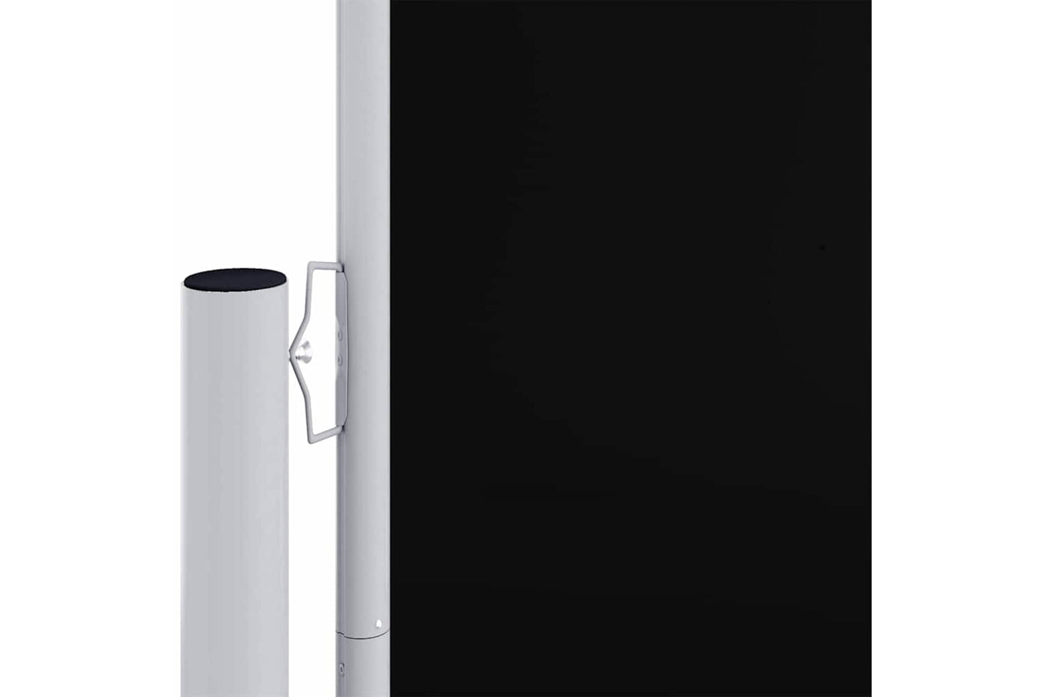 vidaXL 318084 Retractable Side Awning Black 220x1200cm-2