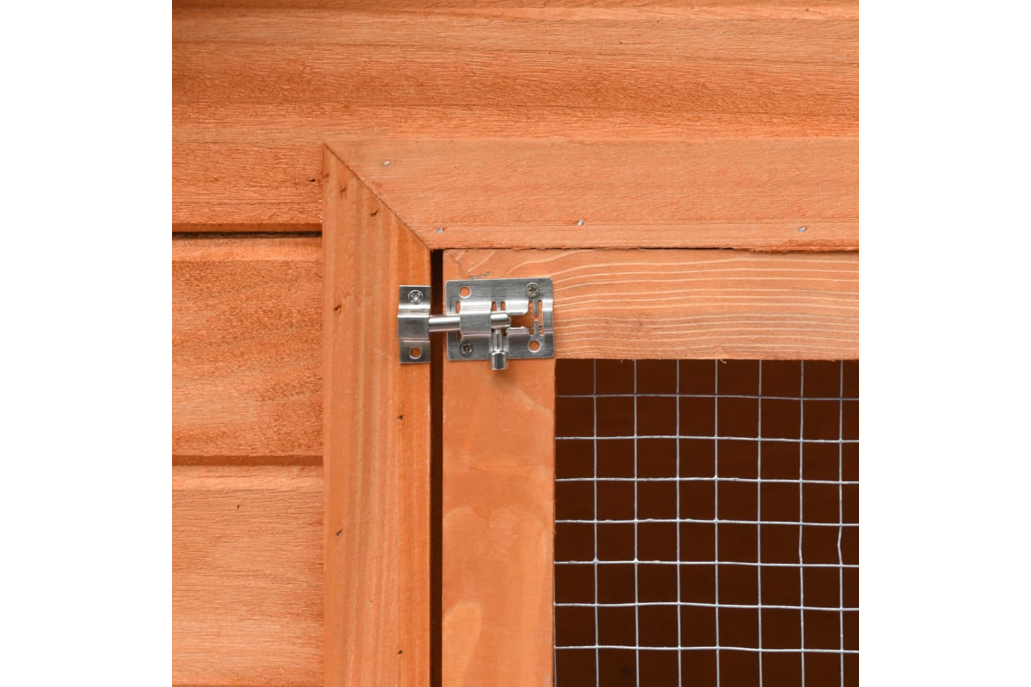 vidaXL 170642 Rabbit Hutch Solid Pine & Fir Wood 310x70x87cm-8