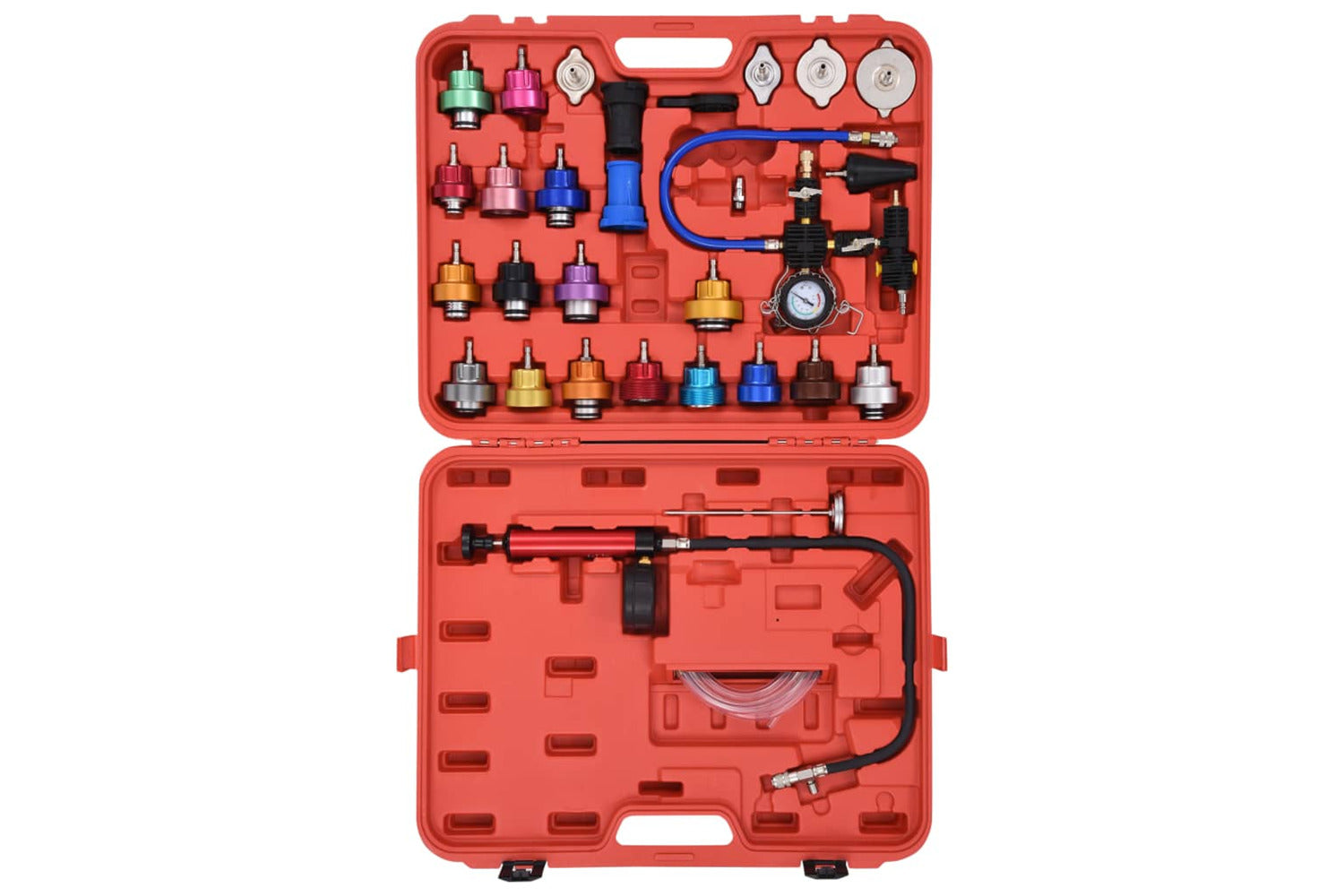 Vidaxl 210534 28 Piece Cooling System & Radiator Cap Pressure Tester-2