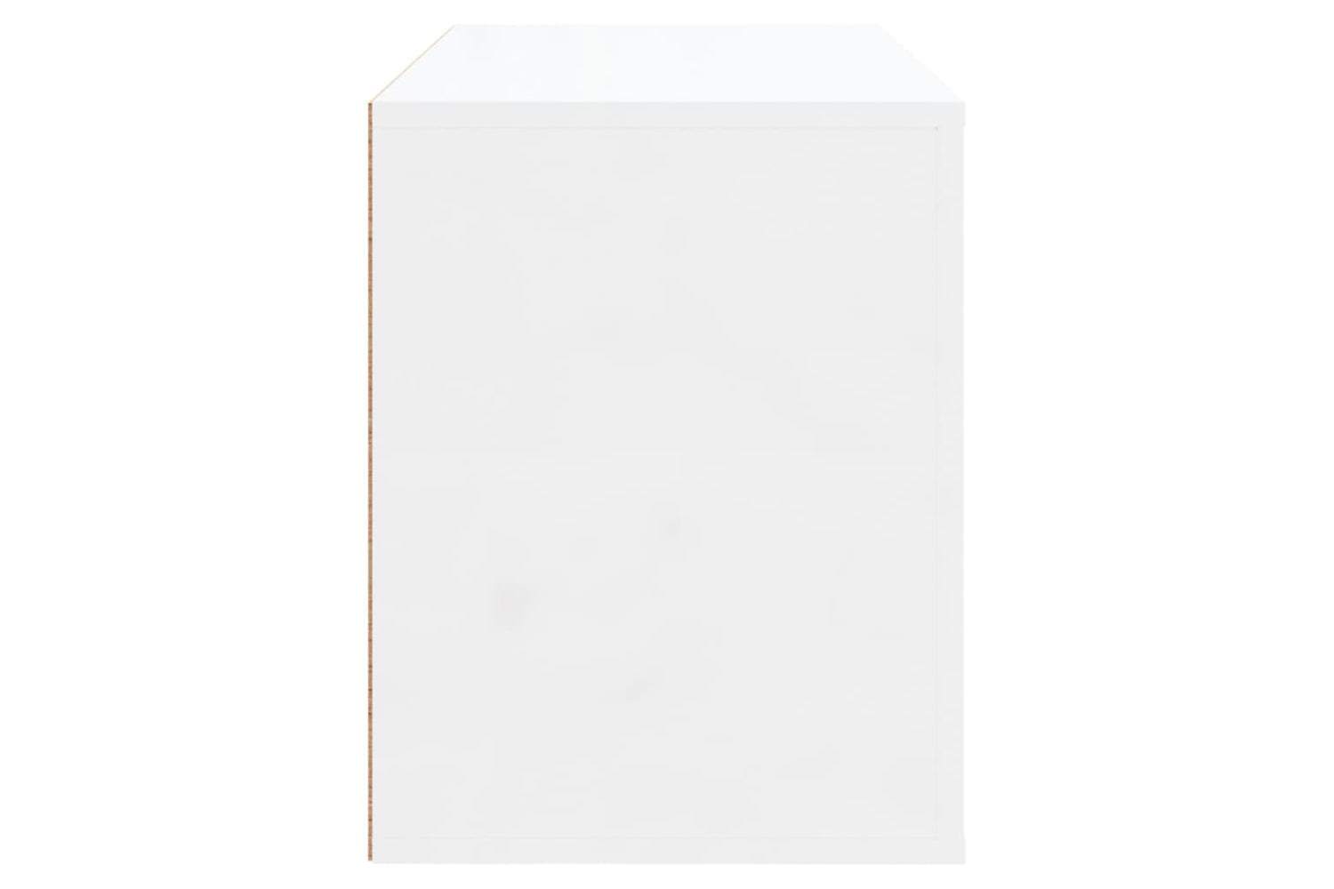 vidaXL 816754 Shoe Cabinet High Gloss White 80x35x45cm Engineered Wood-5