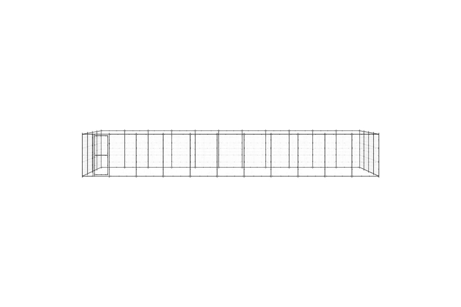 Vidaxl 3082317 Outdoor Dog Kennel Steel 53.24 M2-3