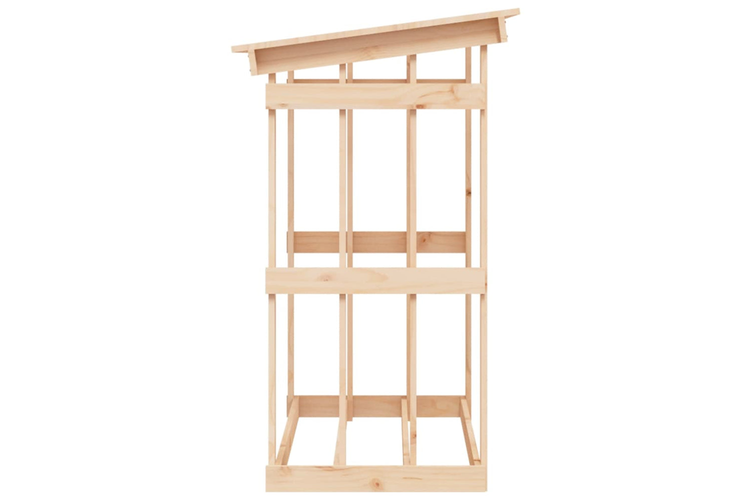 vidaXL 822427 Firewood Rack 108x64.5x109cm Solid Wood Pine-5