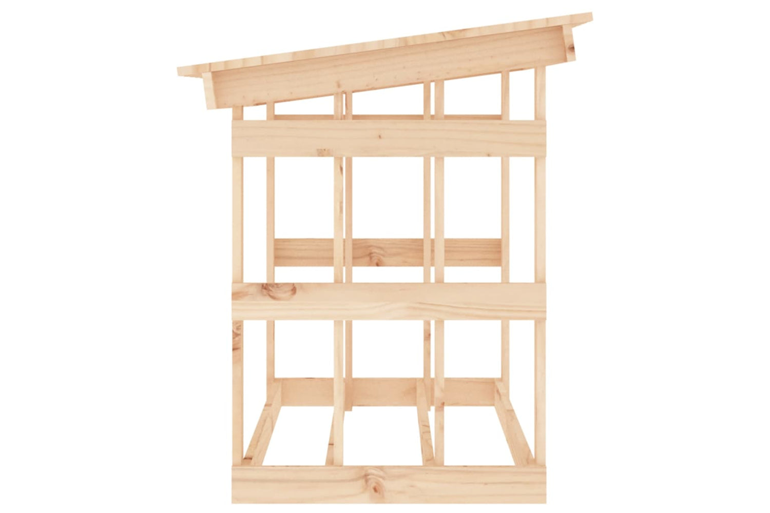 vidaXL 822432 Firewood Rack 108x64.5x77cm Solid Wood Pine-5